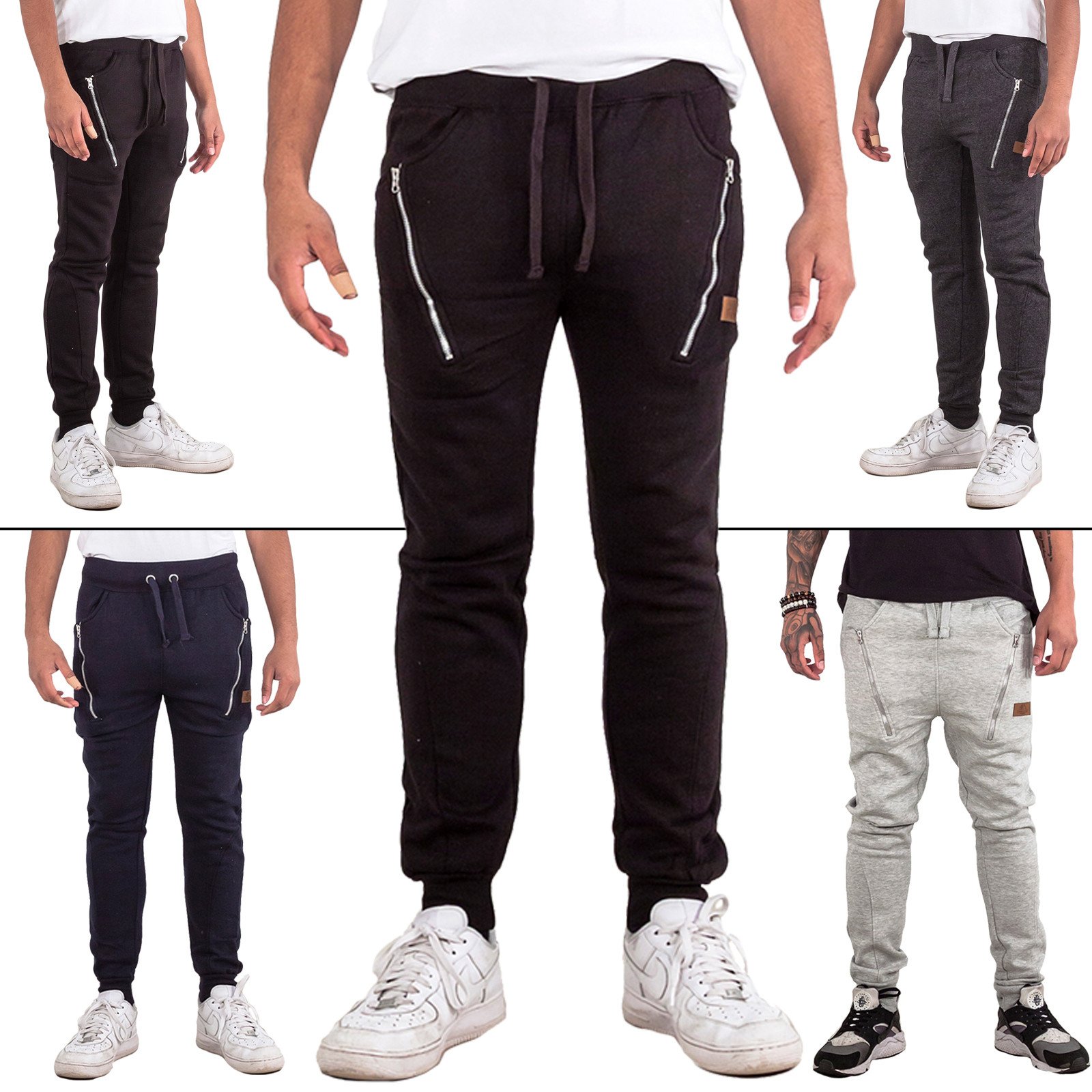 trendyz mens track pants with zipper pockets