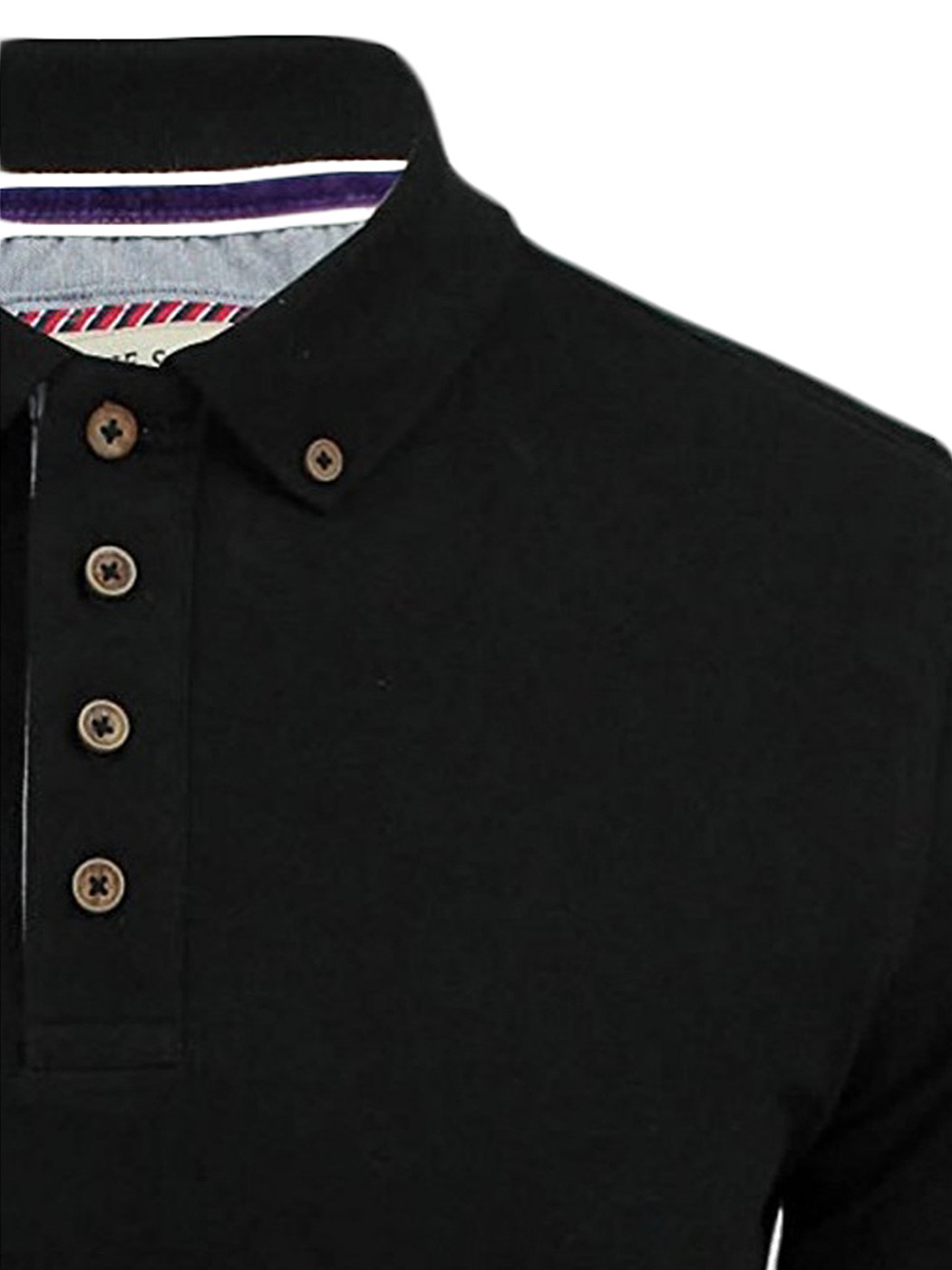 Brave Soul Mens TShirt Long Sleeve Button V-Neck Collar Warm Polo Casual Shirt M