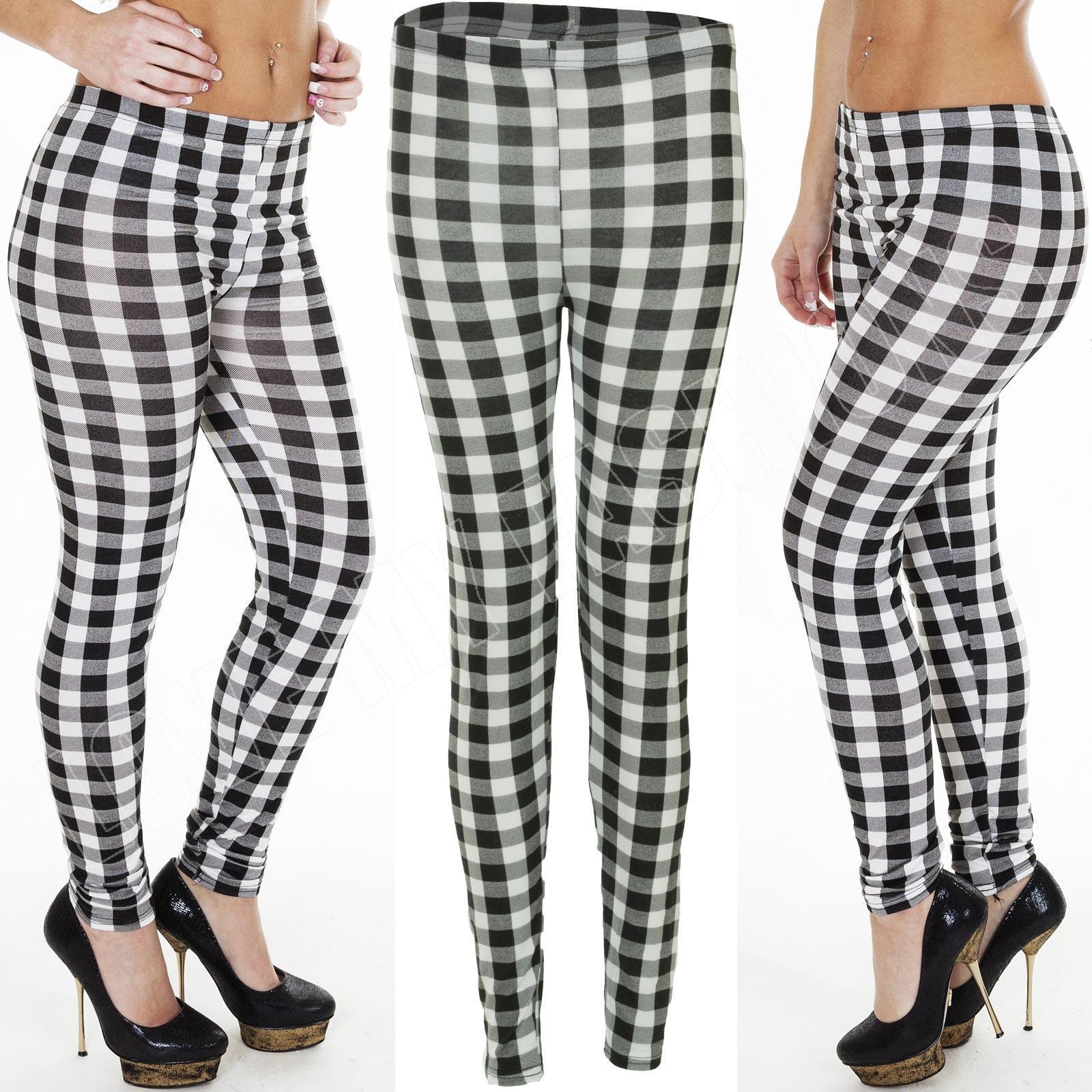 gingham leggings