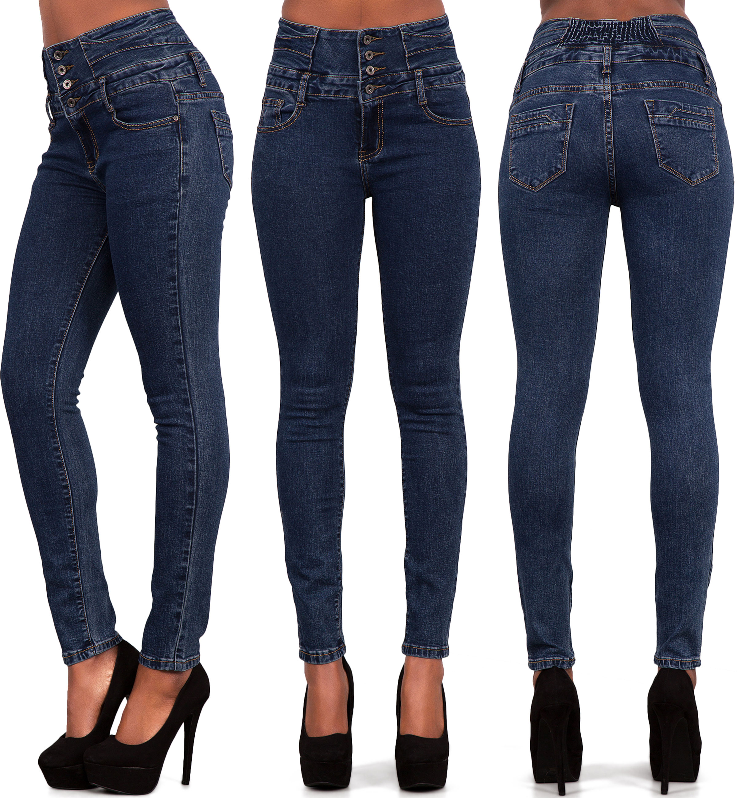 High waisted jeans no stretch