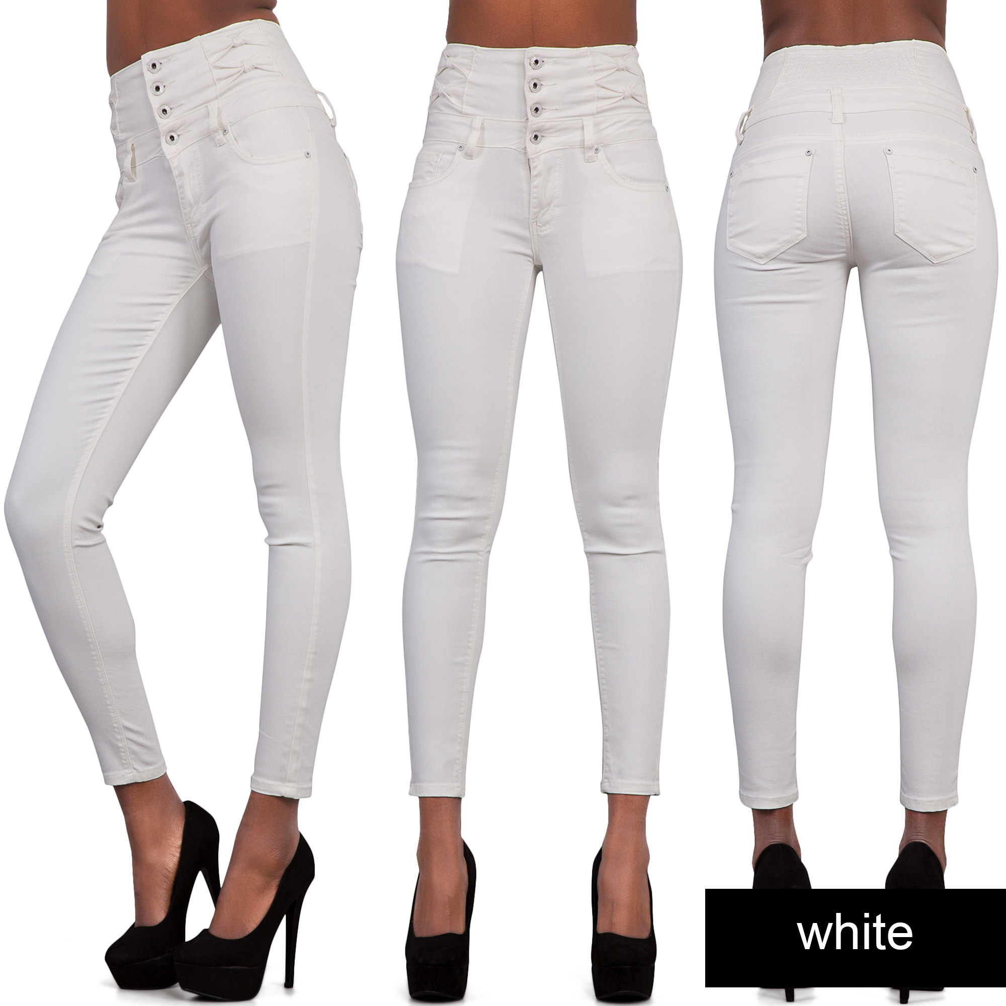 white colour jeans for ladies
