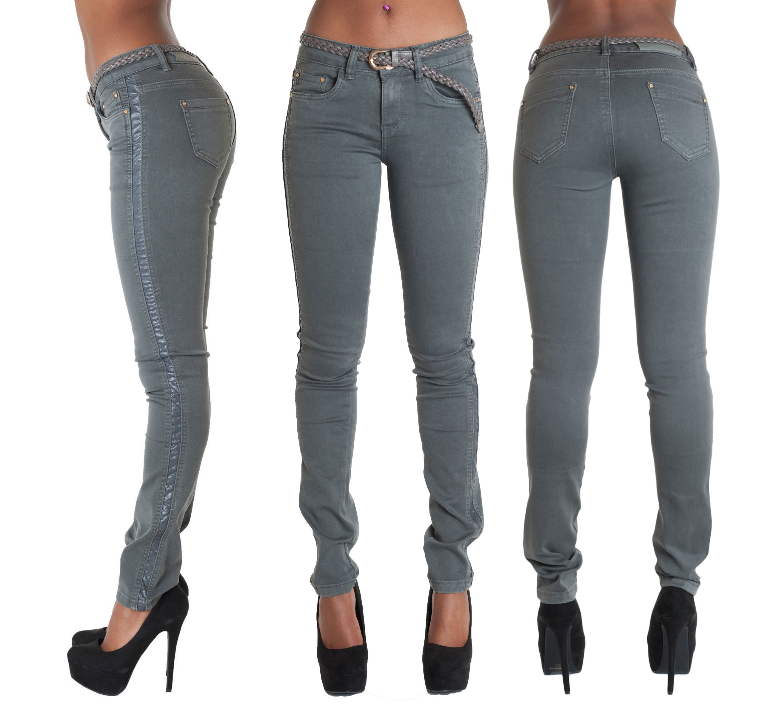 Women Sexy Low Waist Skinny Jeans Ladies Soft Slim Fit Stretch Trouser ...