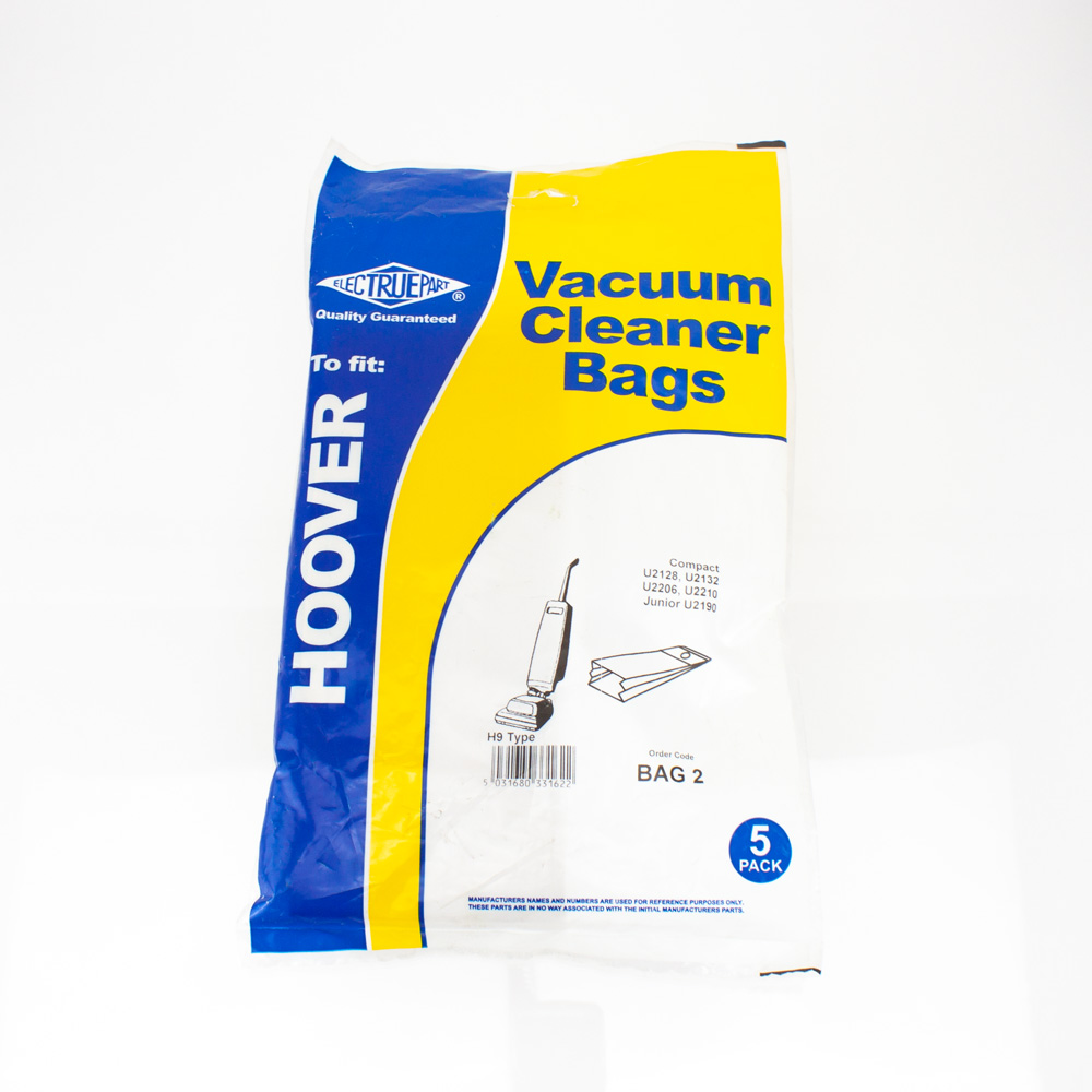 ELECTRUEPART H9 Vacuum cleaner dust bag For HOOVER U2190 Pack of 5