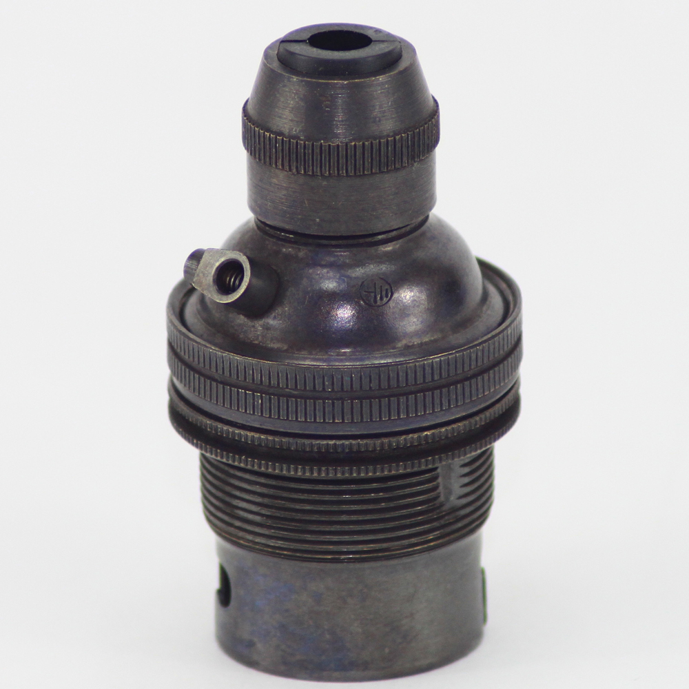 BC B22 Cap Pendant Lamp Holder With Cord grip Made In The