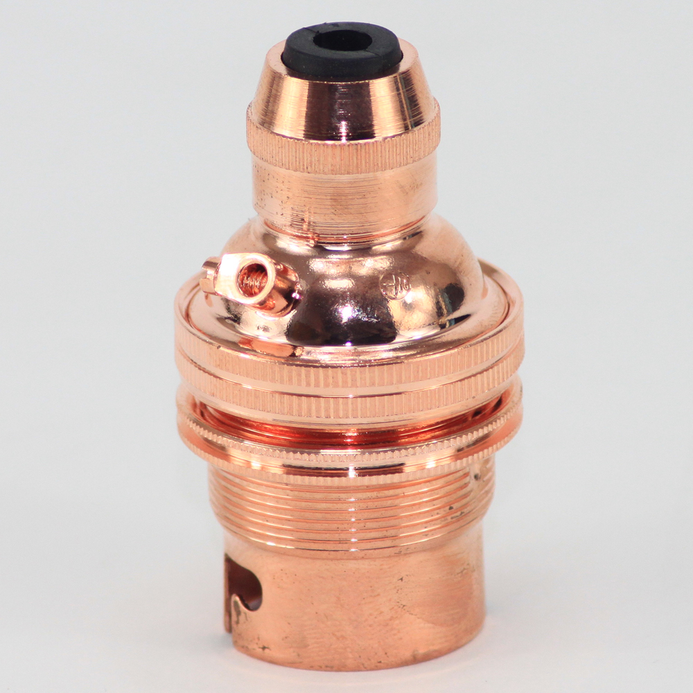 BC B22 Cap Pendant Lamp Holder With Cord grip Made In The