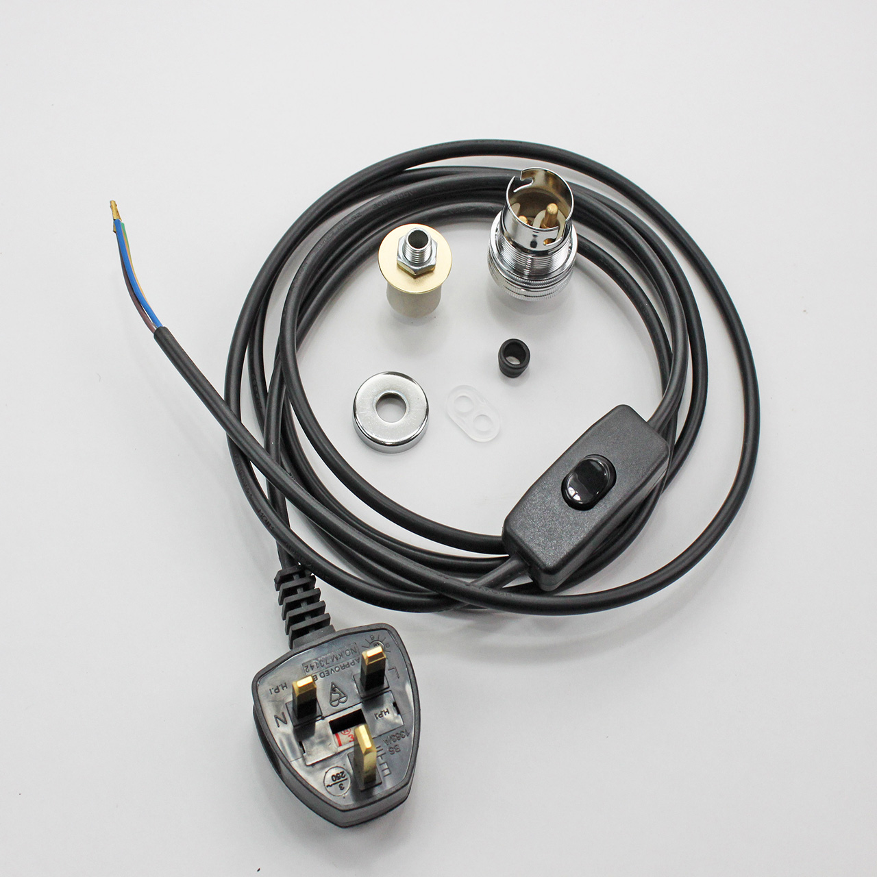 Bottle Lamp Kit With In Line Switch And Rubber Bung Kit21 Bottle Lamp Kit With In Line Switch And Rubber Bung Kit21