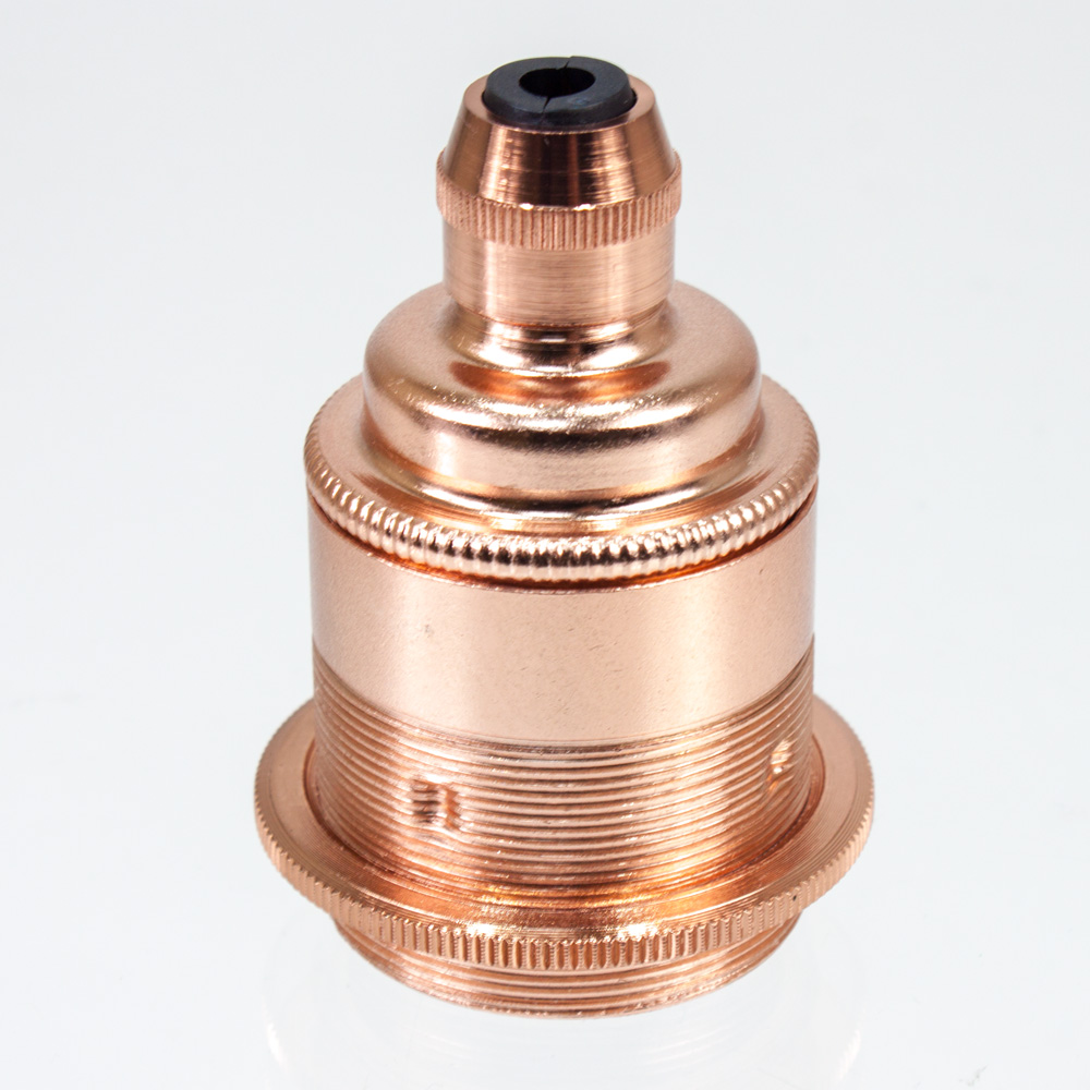 ES E27 Edison Screw Threaded With Cord Grip Lamp Holder Made In The