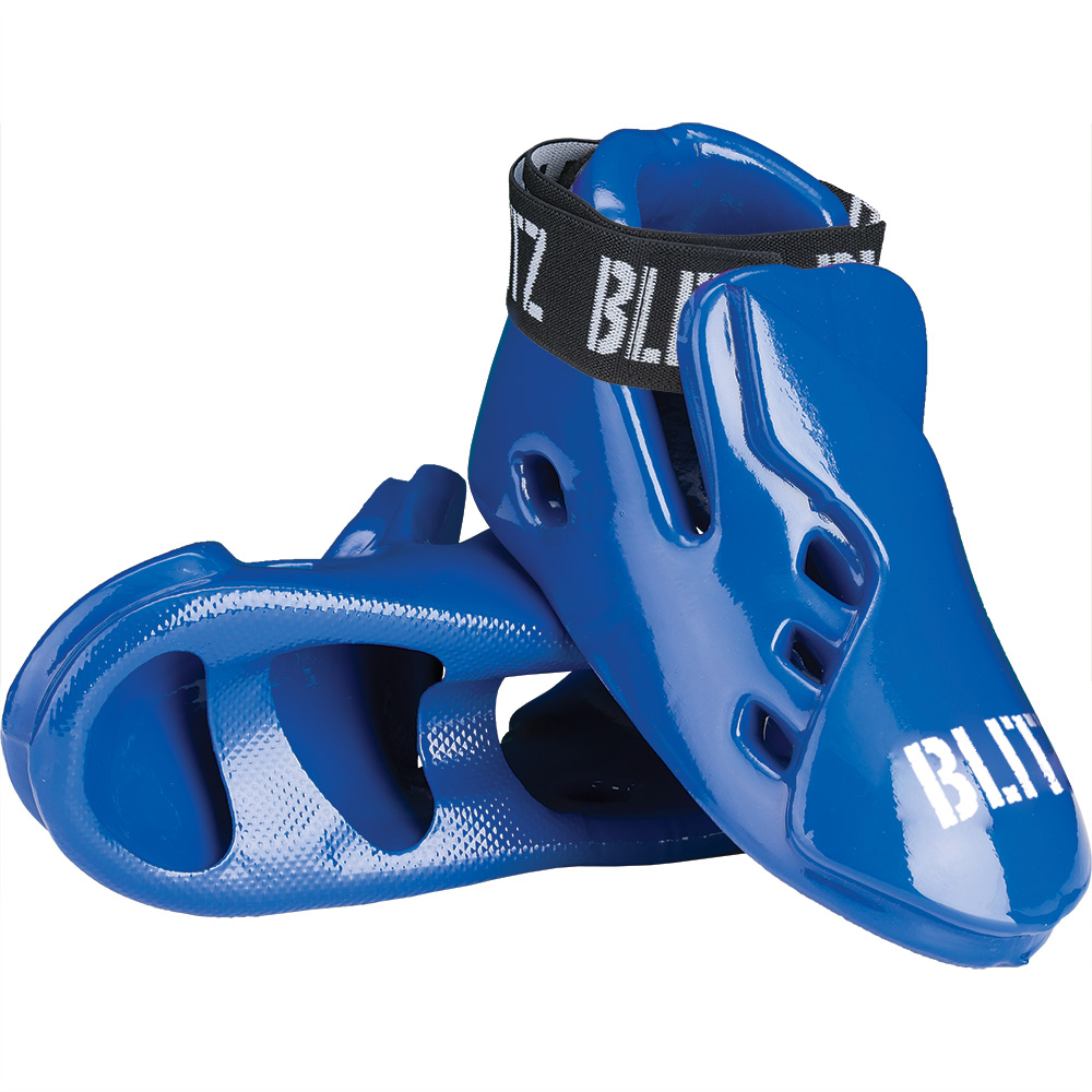 Blitz Double Padded Dipped Foam Foot Pads Sparring Boots | eBay