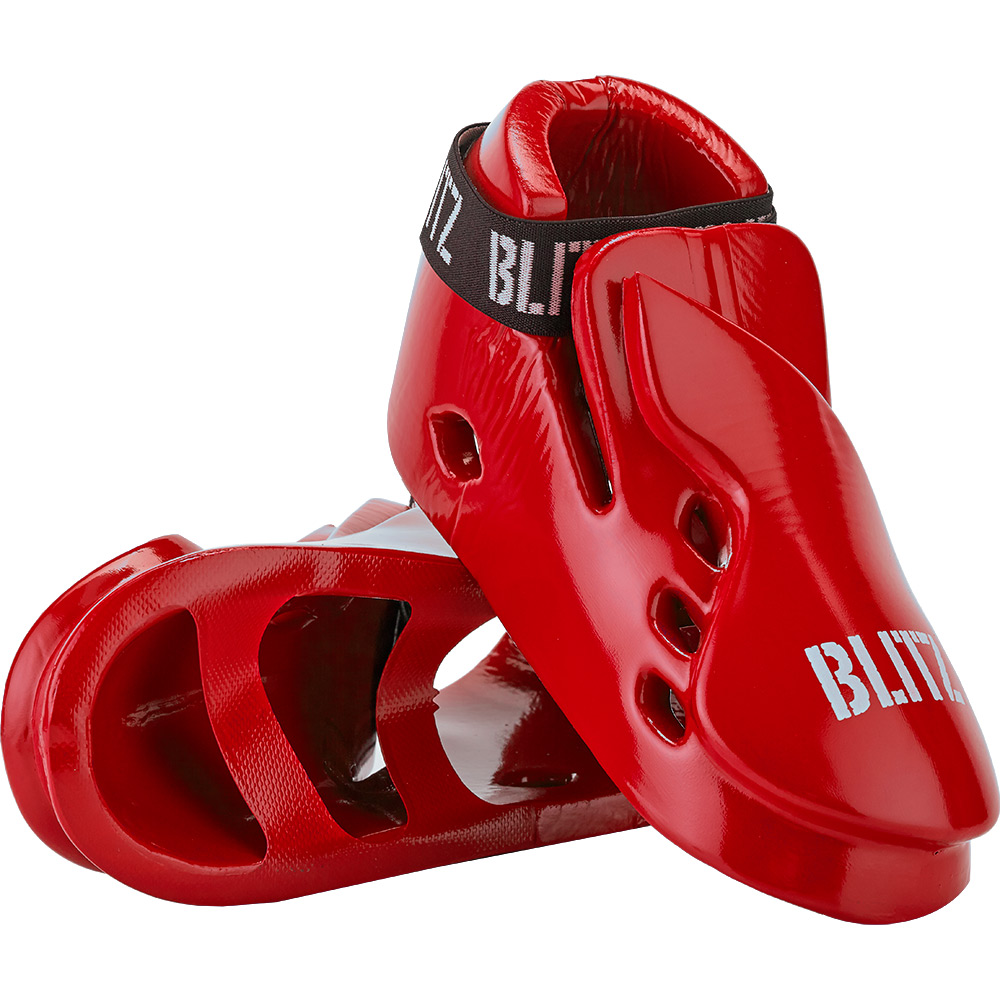 Blitz Double Padded Dipped Foam Foot Pads Sparring Boots eBay