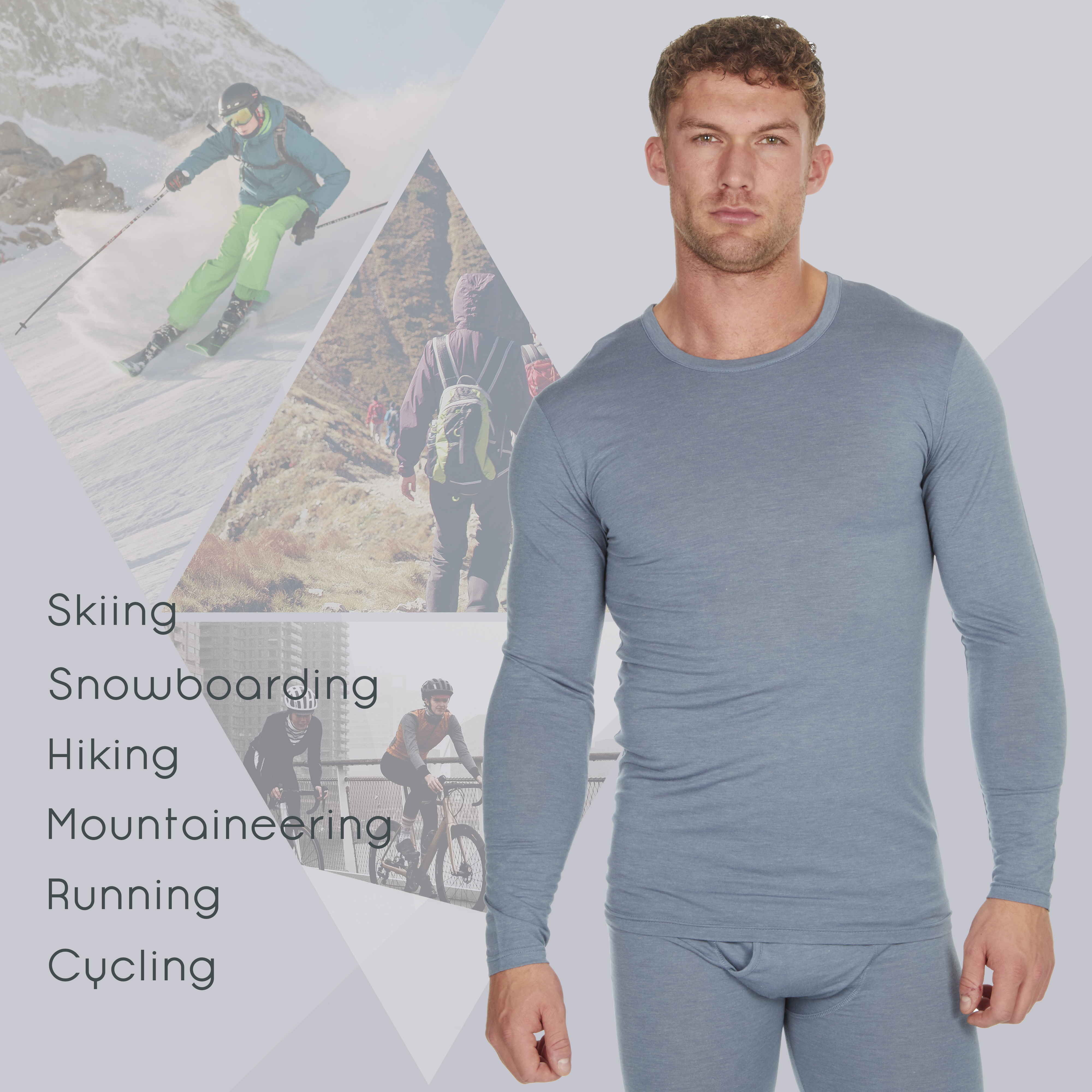 mens ski thermal base layer
