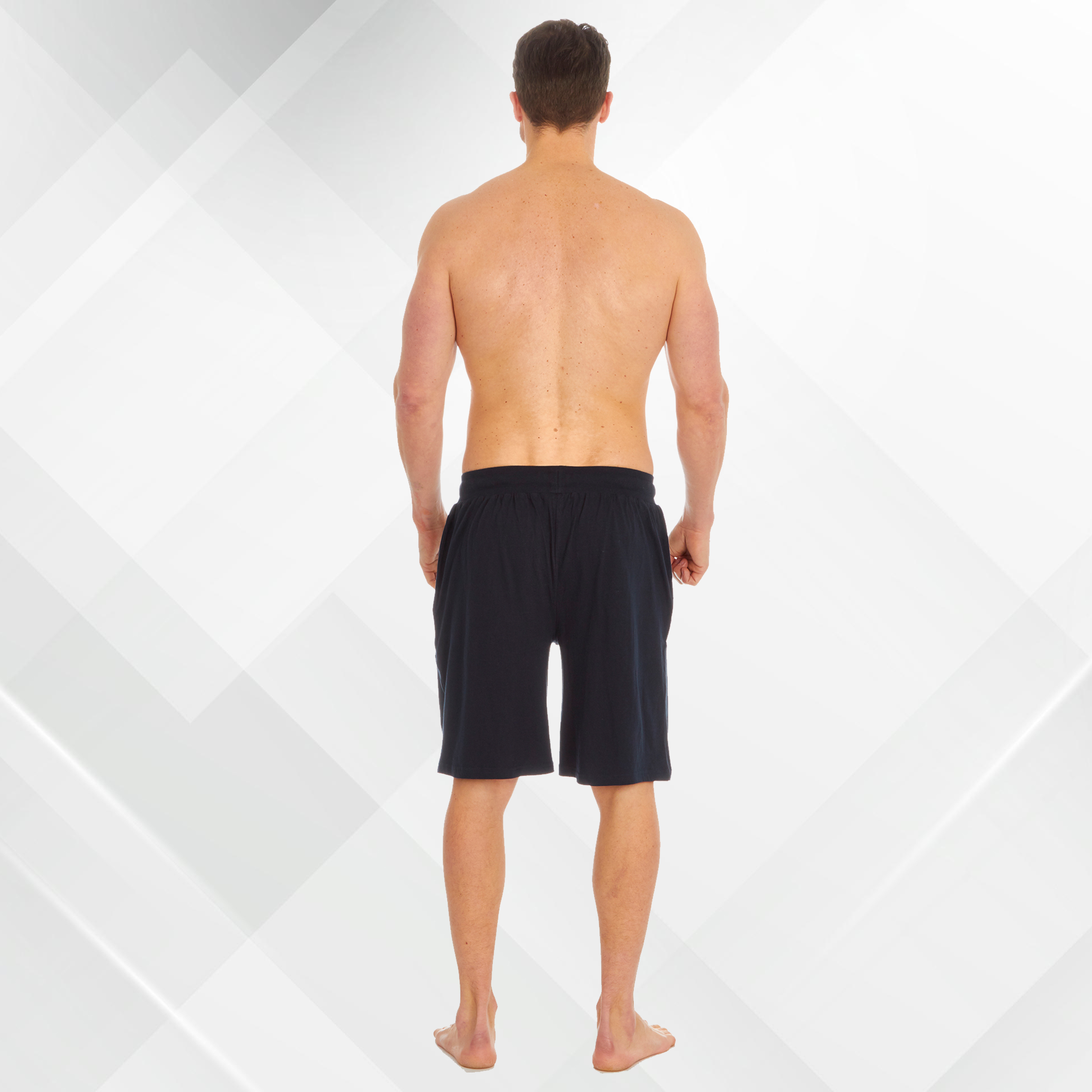 Men Bed Shorts Sleep Pyjama Pajama Pj Bottoms Print Cotton Size S M L