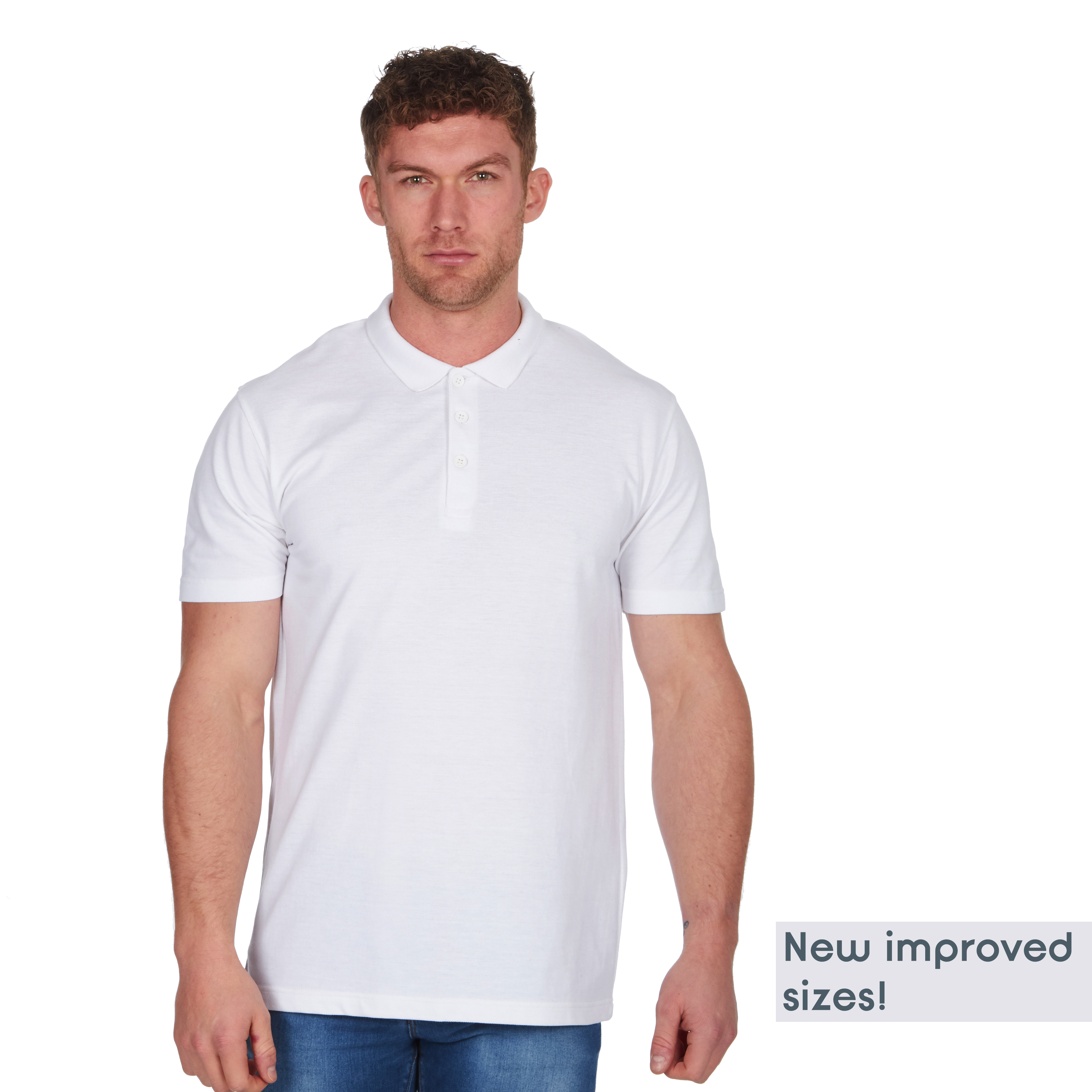 Mens Classic Polo Top Plus Size TShirt Plain Shirt Big And Tall Short