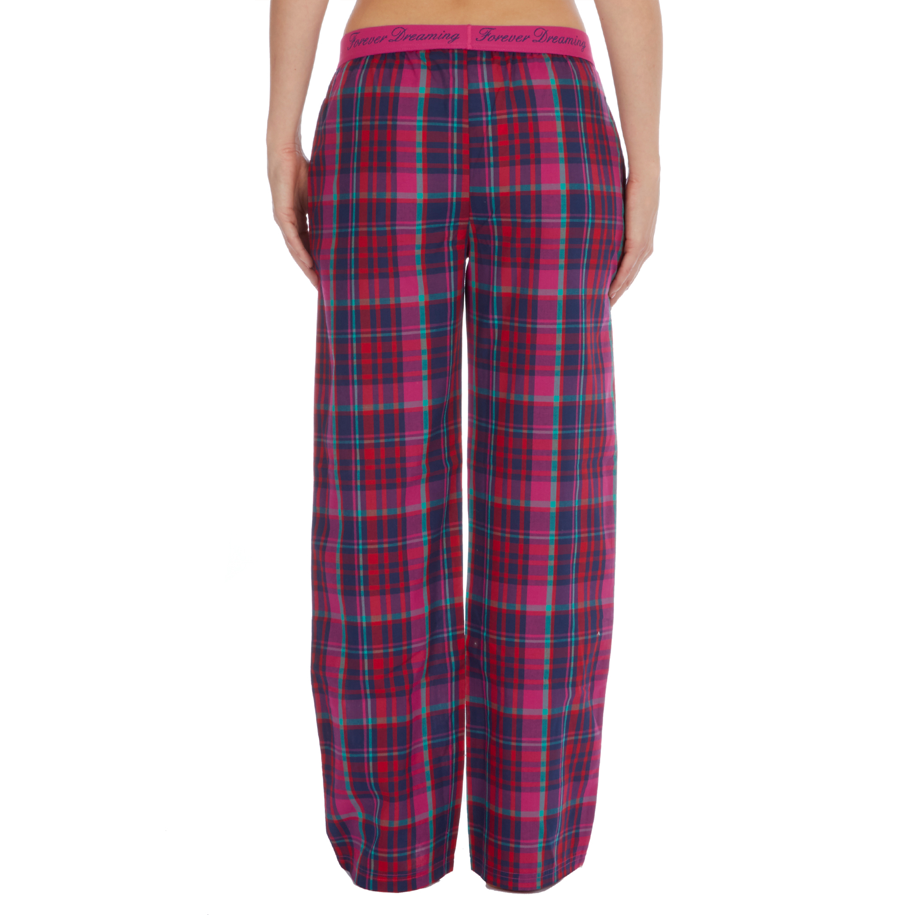 Women's Ladies Lounge Pants Pyjama Bottoms Check PJs Night Trousers ...