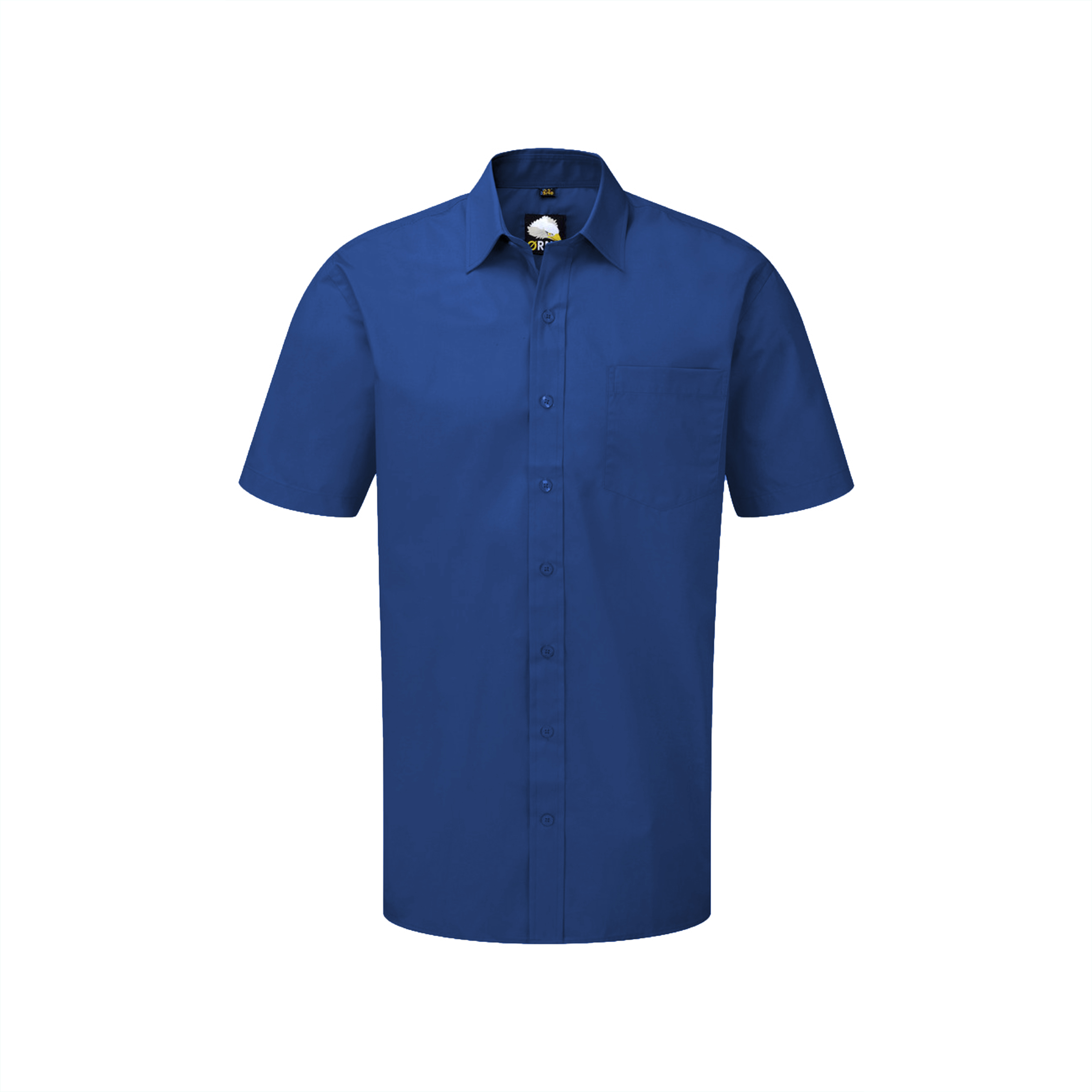 Men's Plain Smart Everyday Shirt Easy Care Formal Casual Collar Short Sleeve UK - Picture 11 of 20