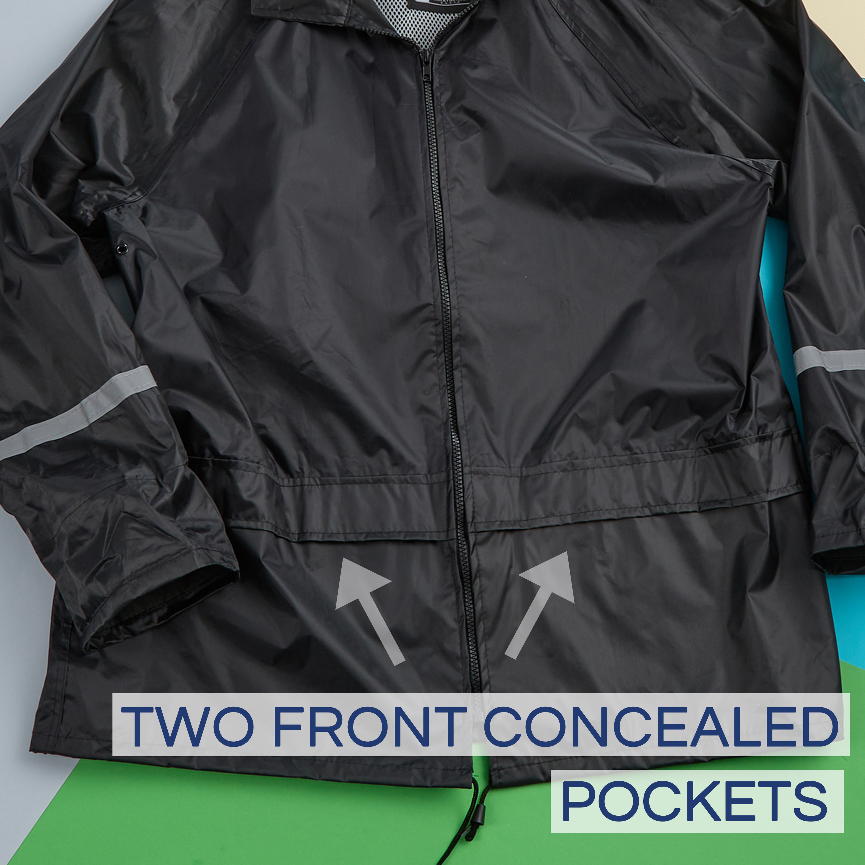 Mens Waterproof Rain Over Suit Jacket Trousers Set Fishing 2 Piece Rainsuit  SALE
