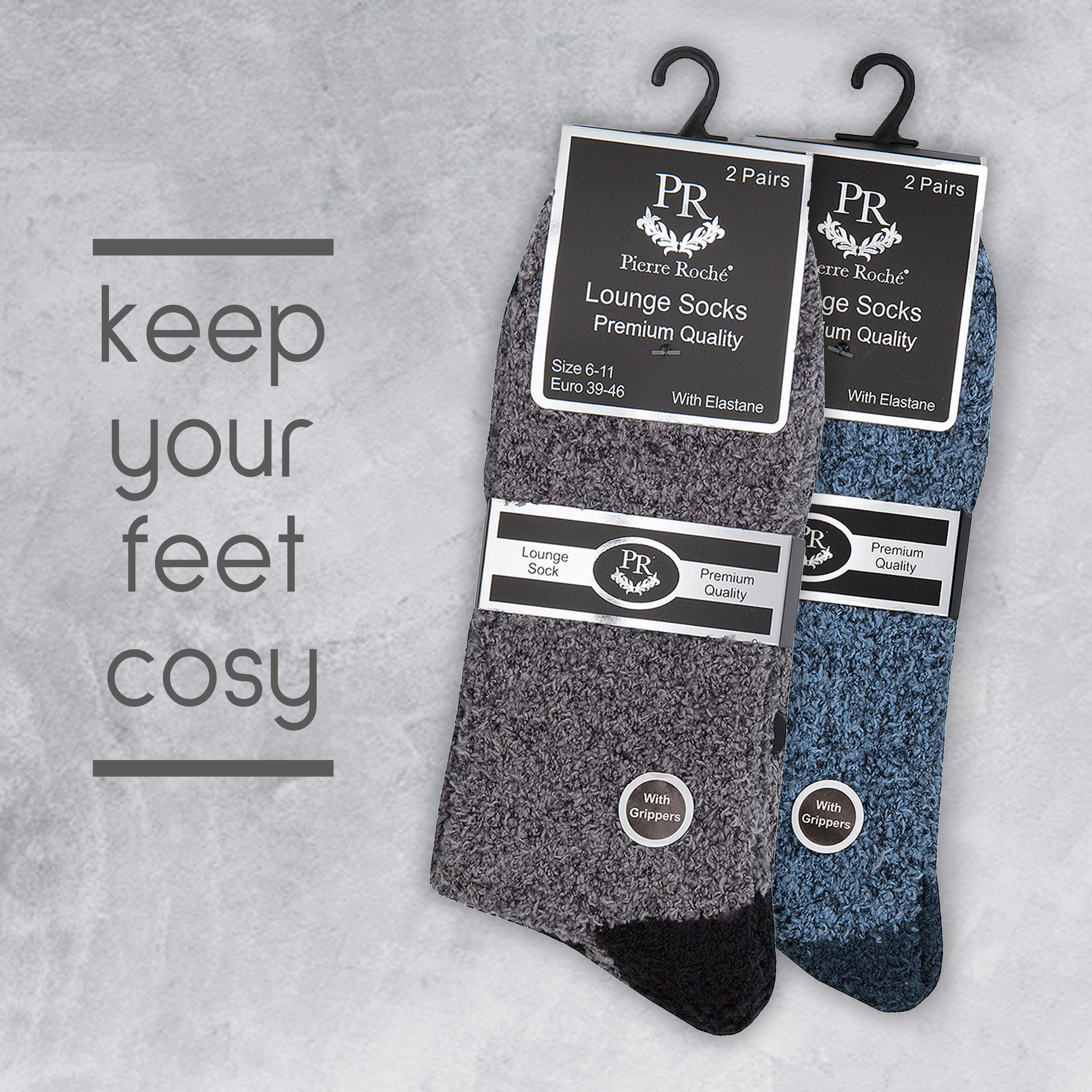 Mens Bed Socks Thick Multipack Non Skid Winter Warm Soft Fluffy Lounge