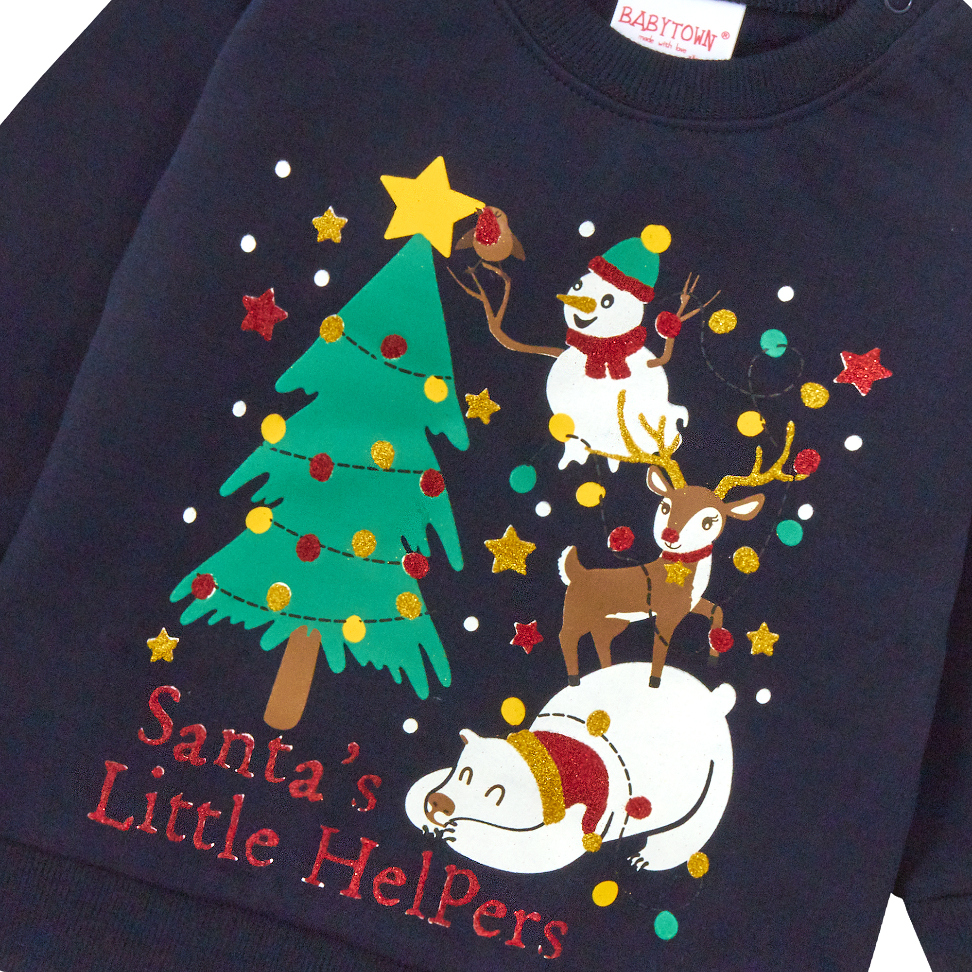 girls xmas sweatshirt