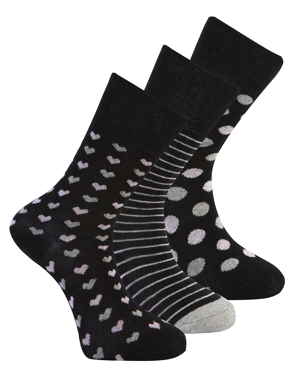 612 Pairs Ladies Womens Non Elastic Loose Top Socks Grip Diabetic