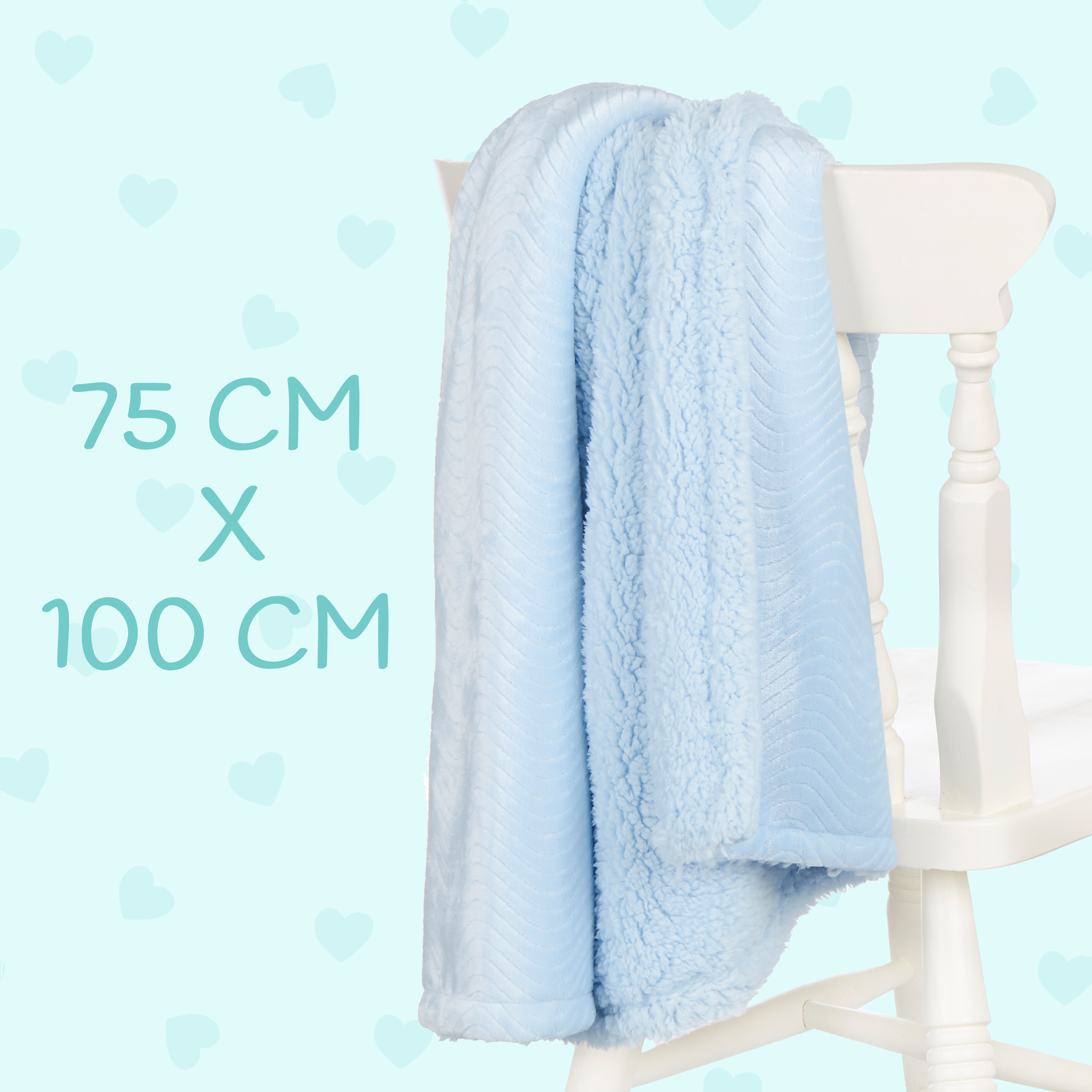 Baby Boys Girls Soft Blanket Pram Cot Moses Basket Crib Wrap Fleece Warm Gift - Picture 4 of 9