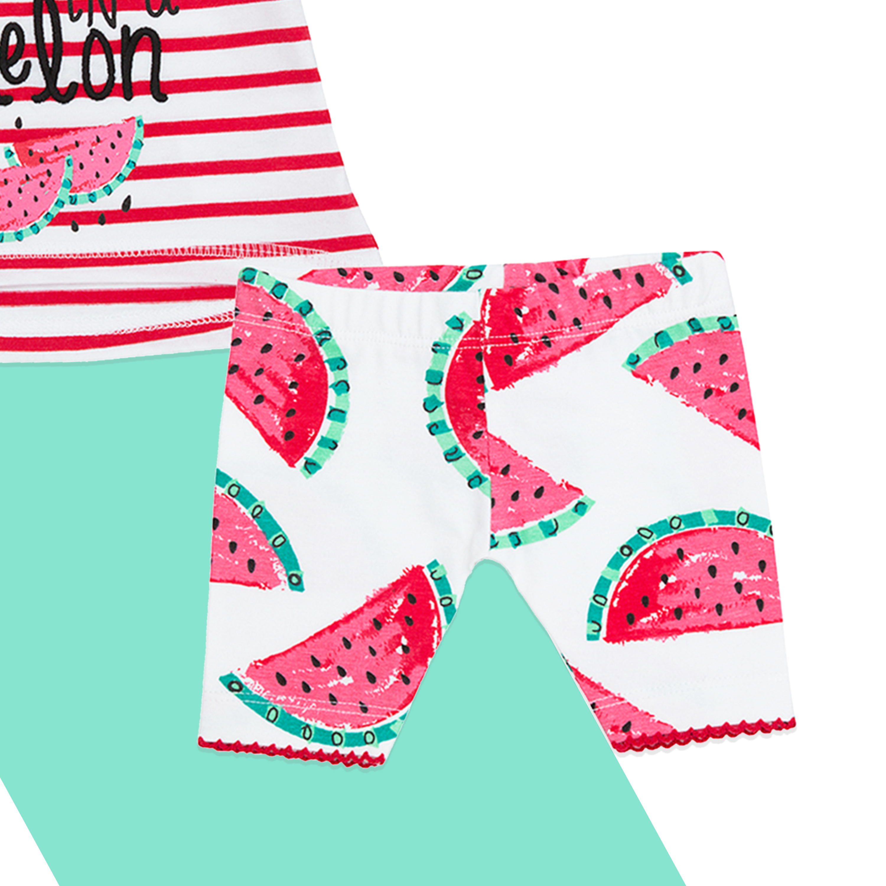 Baby Girls Outfit Watermelon T-Shirt & Leggings Set 0-3 3-6 6-9 9-12 12-18 18-24 - Picture 4 of 6