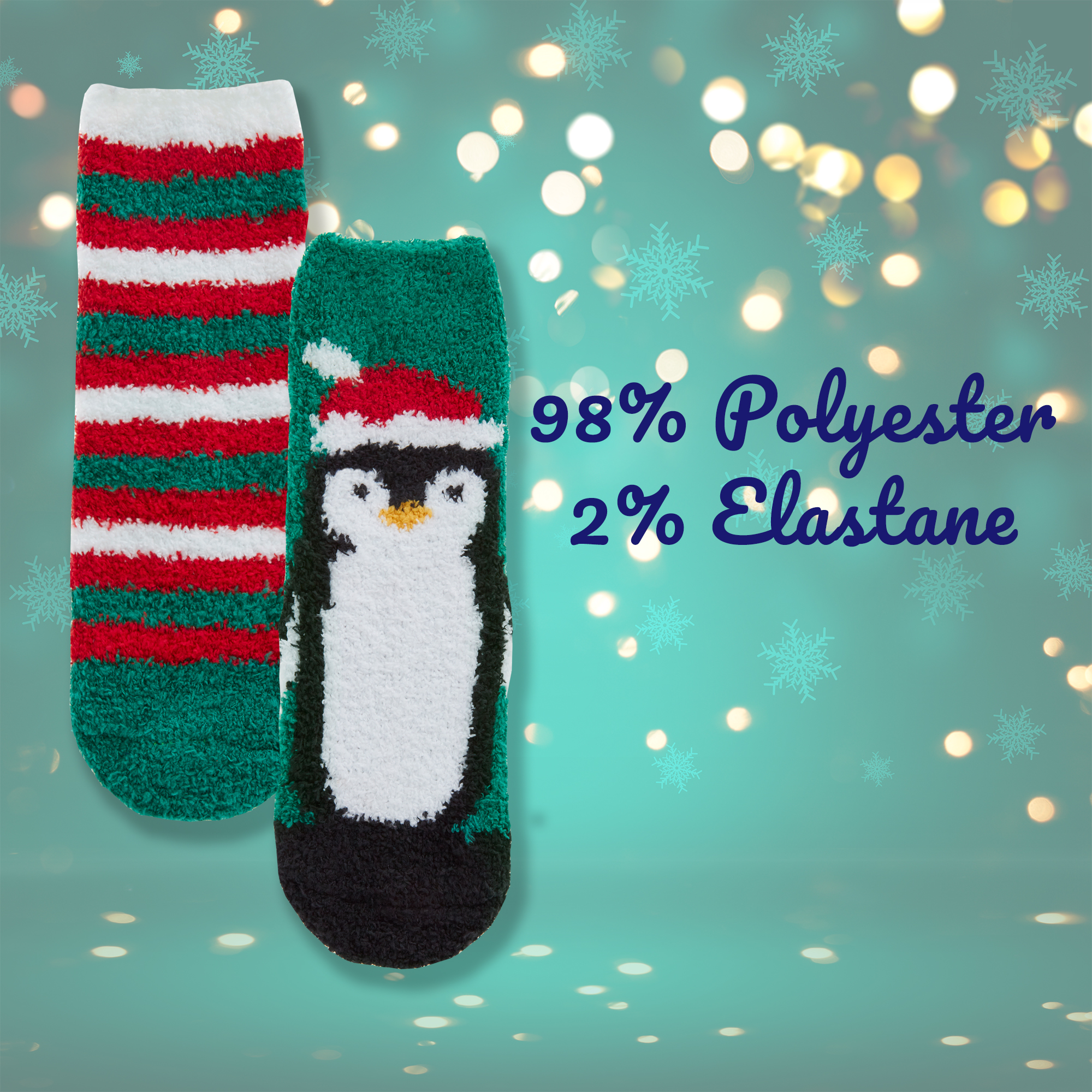 Kids Boys Girls Winter Christmas Fluffy Bed Socks Non Slip Xmas 6-8.5 up to 4-6 - Picture 15 of 37