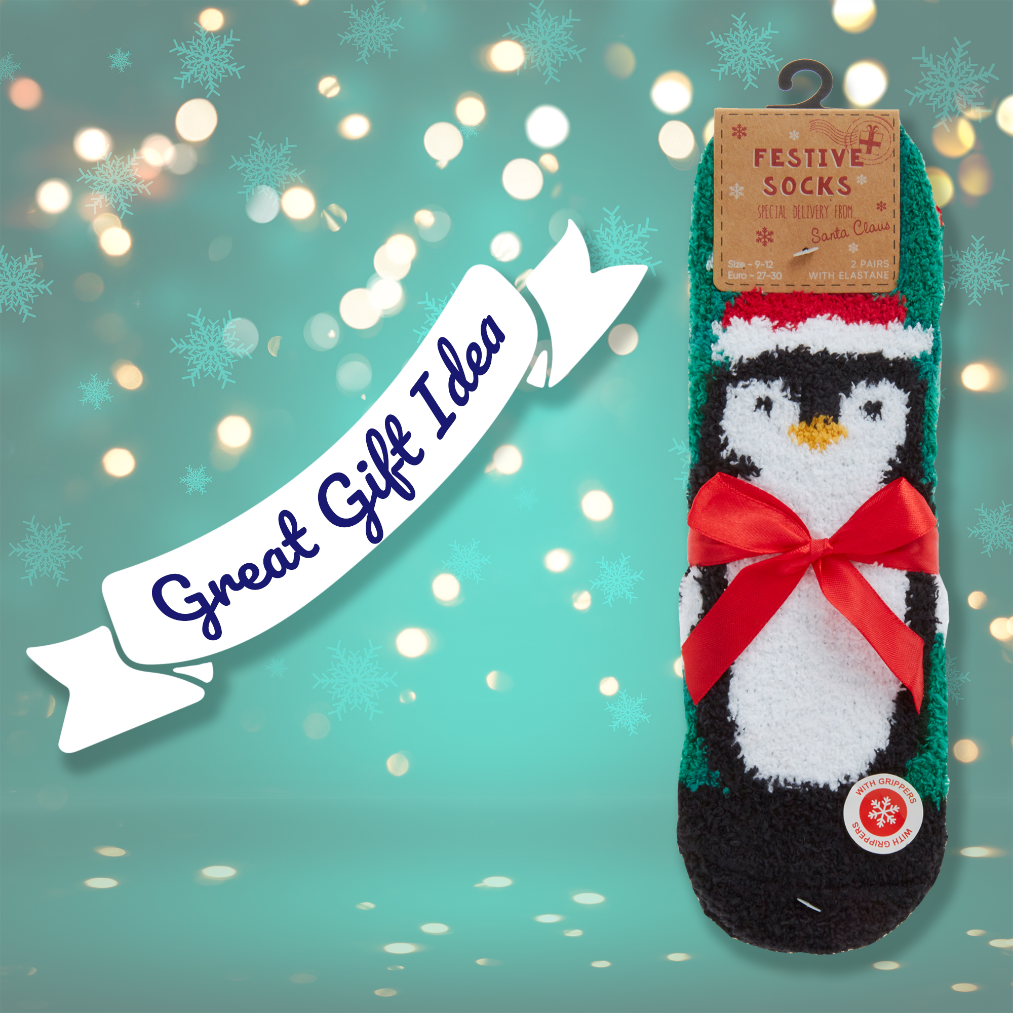 Kids Boys Girls Winter Christmas Fluffy Bed Socks Non Slip Xmas 6-8.5 up to 4-6 - Picture 18 of 37