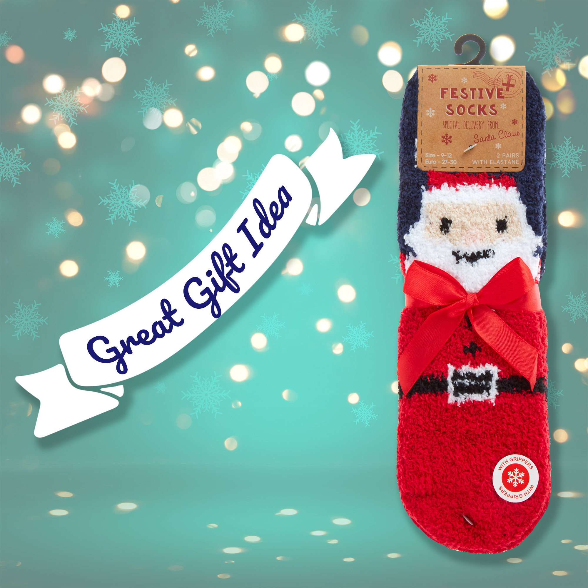 Kids Boys Girls Winter Christmas Fluffy Bed Socks Non Slip Xmas 6-8.5 up to 4-6 - Picture 36 of 37