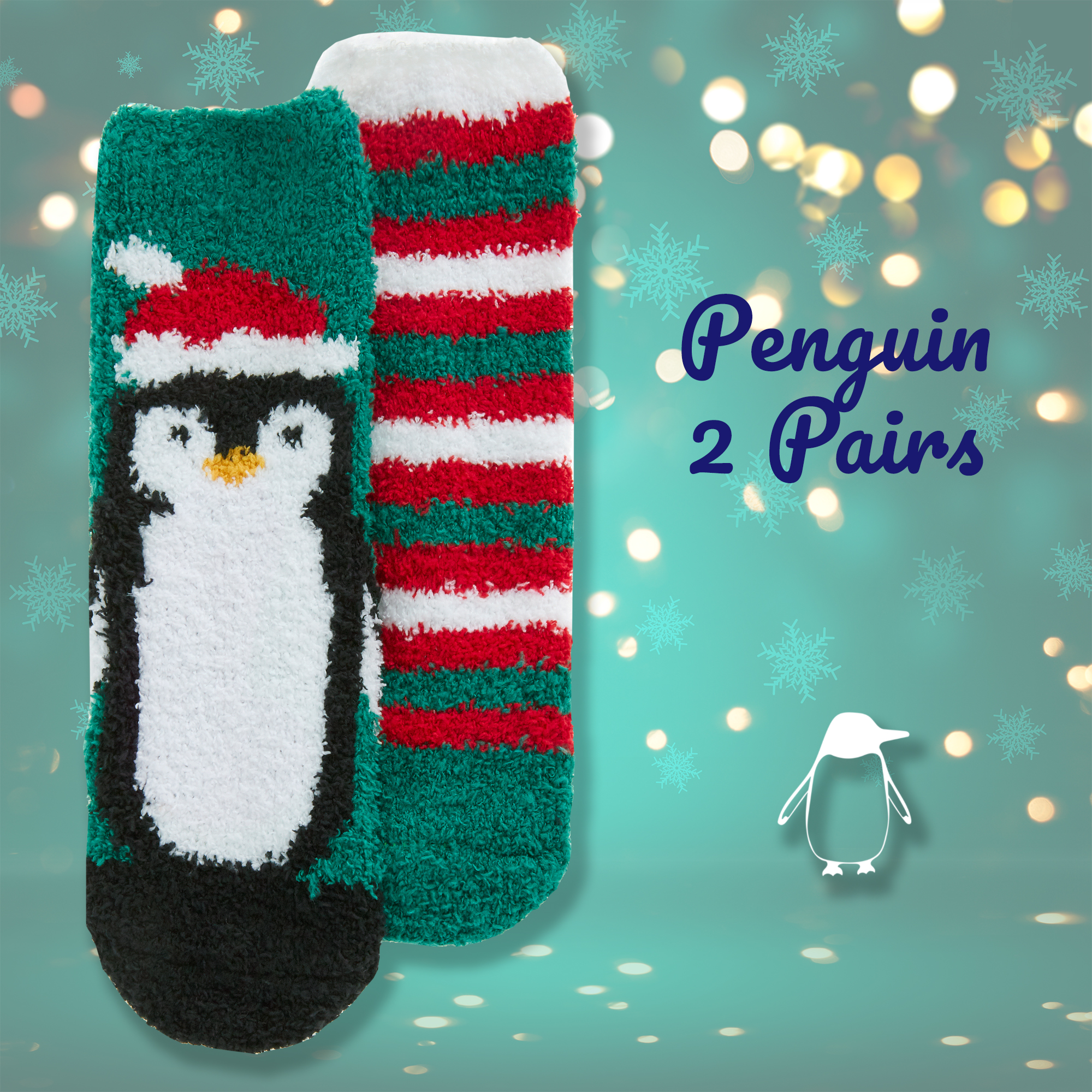 Kids Boys Girls Winter Christmas Fluffy Bed Socks Non Slip Xmas 6-8.5 up to 4-6 - Picture 14 of 37