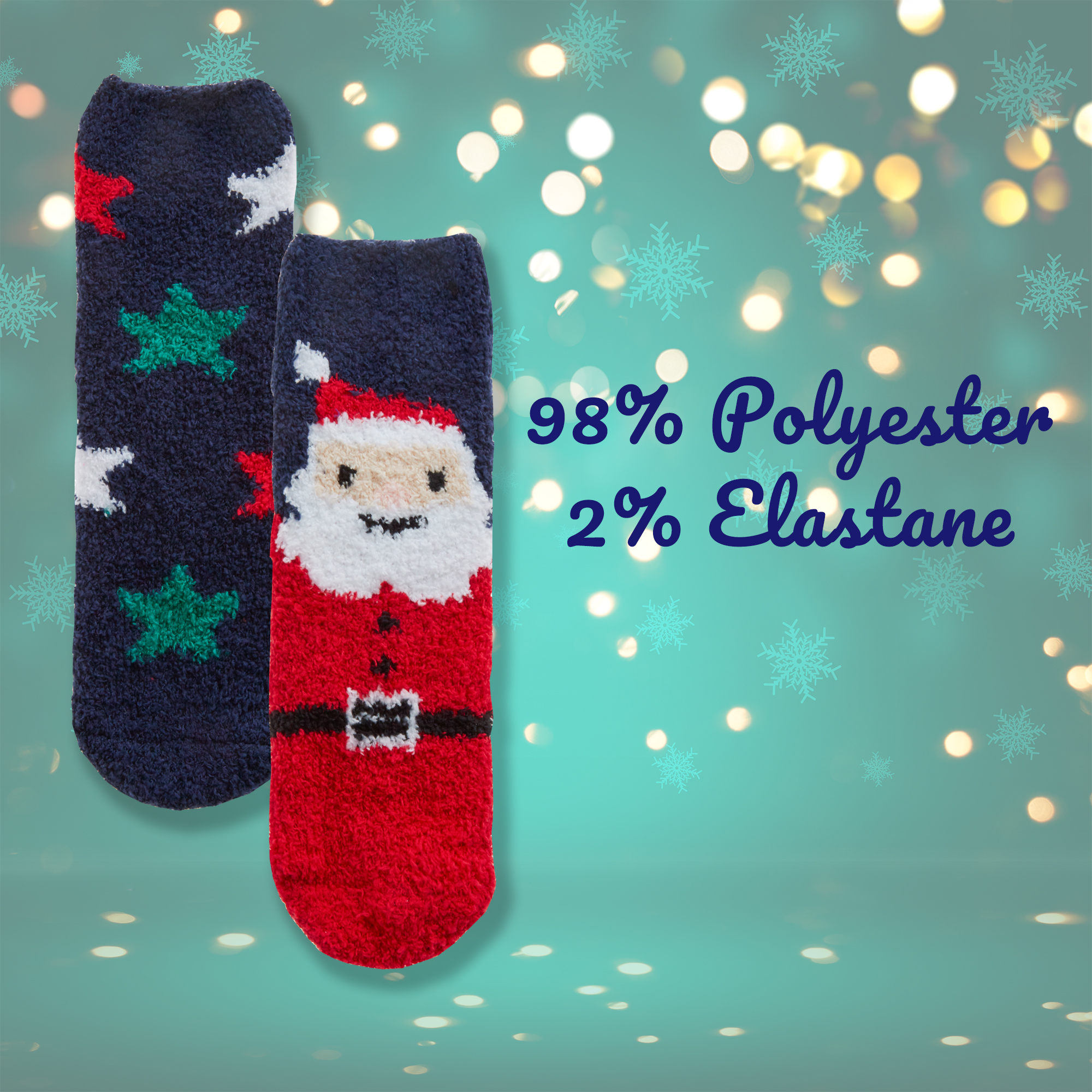 Kids Boys Girls Winter Christmas Fluffy Bed Socks Non Slip Xmas 6-8.5 up to 4-6 - Picture 33 of 37
