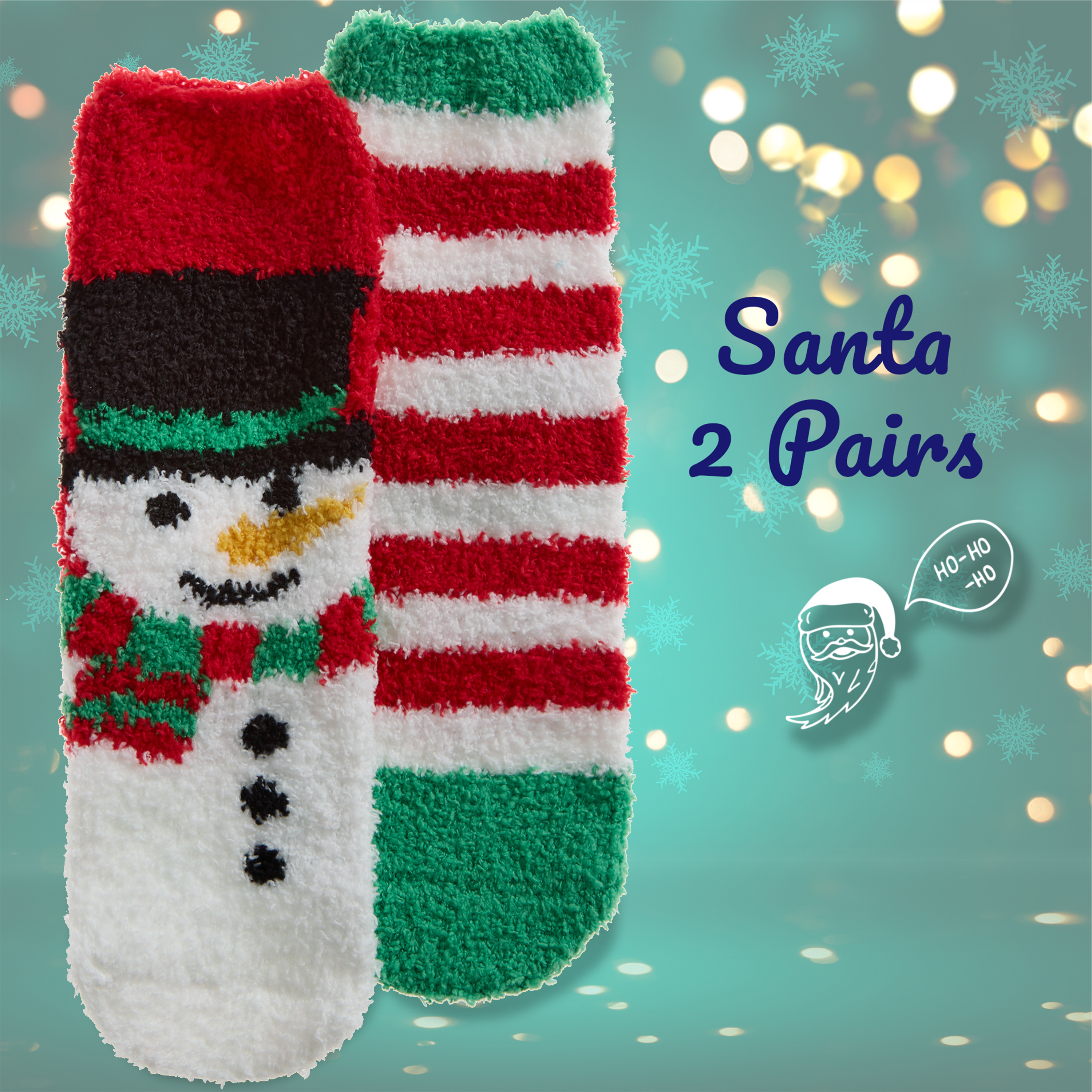 Kids Boys Girls Winter Christmas Fluffy Bed Socks Non Slip Xmas 6-8.5 up to 4-6 - Picture 26 of 37
