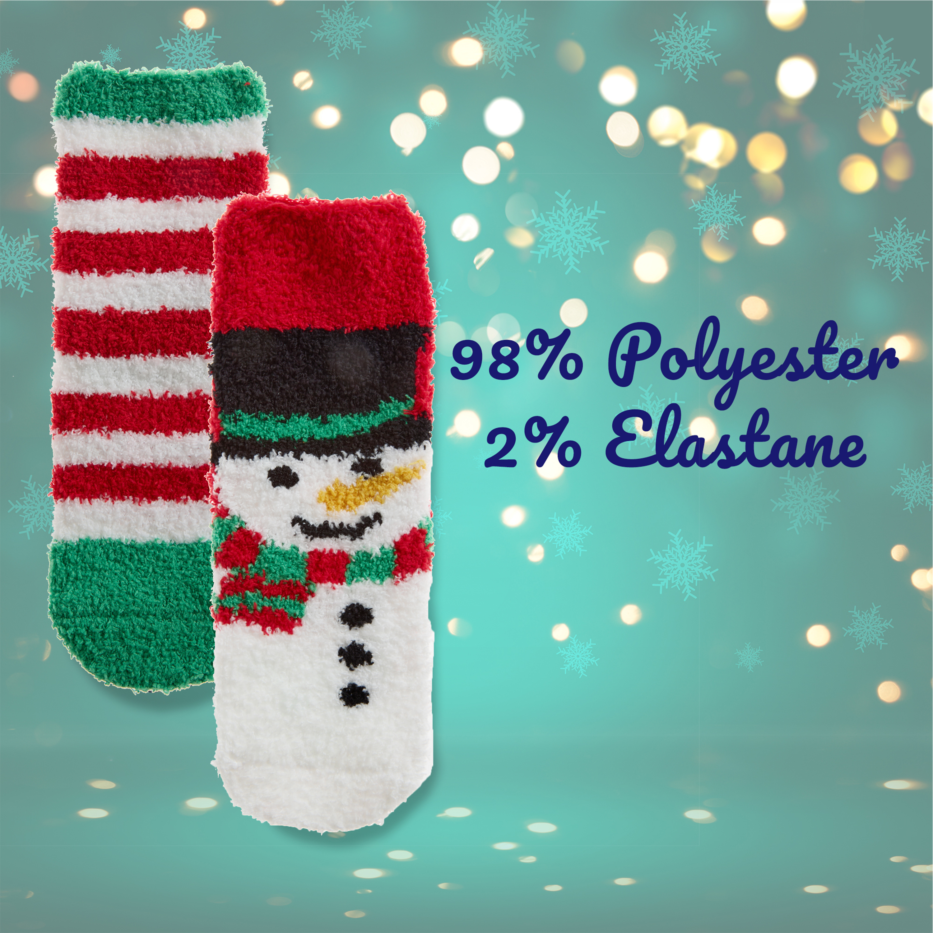 Kids Boys Girls Winter Christmas Fluffy Bed Socks Non Slip Xmas 6-8.5 up to 4-6 - Picture 27 of 37