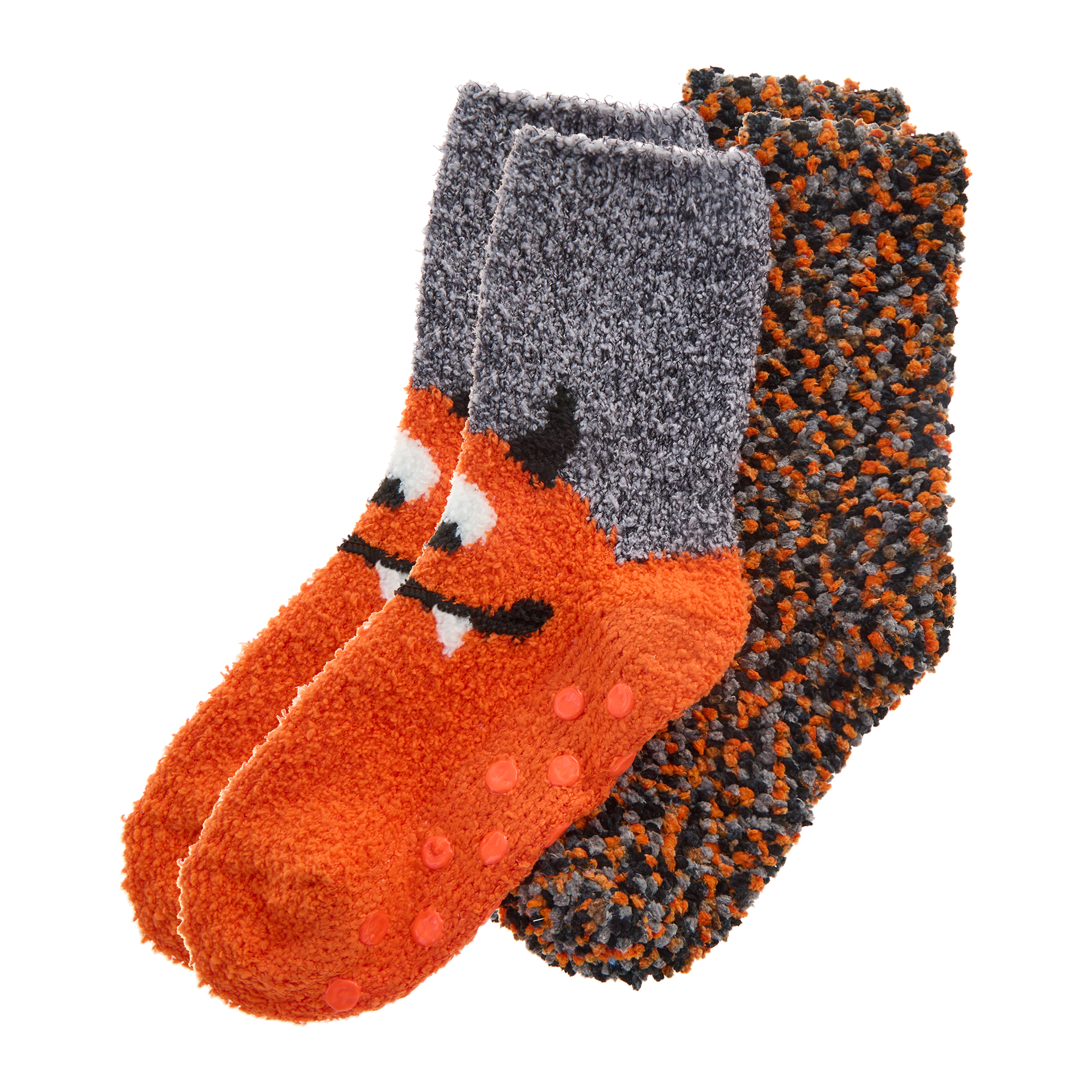 2 pares de calcetines de cama antideslizantes para palomitas de maíz esponjosas para niños píxel 9-12 12-3 4-6 - Imagen 16 de 29