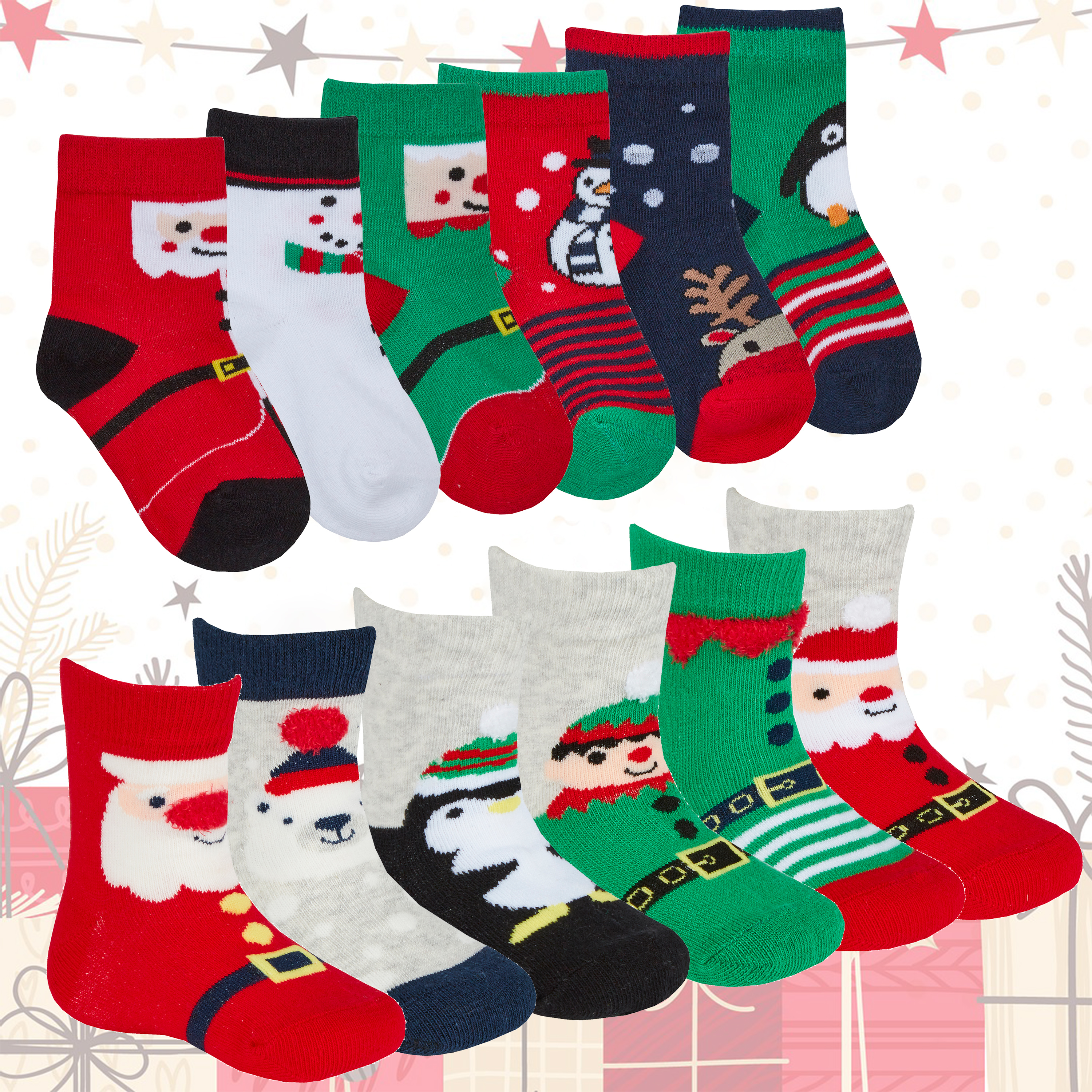 baby boy christmas socks