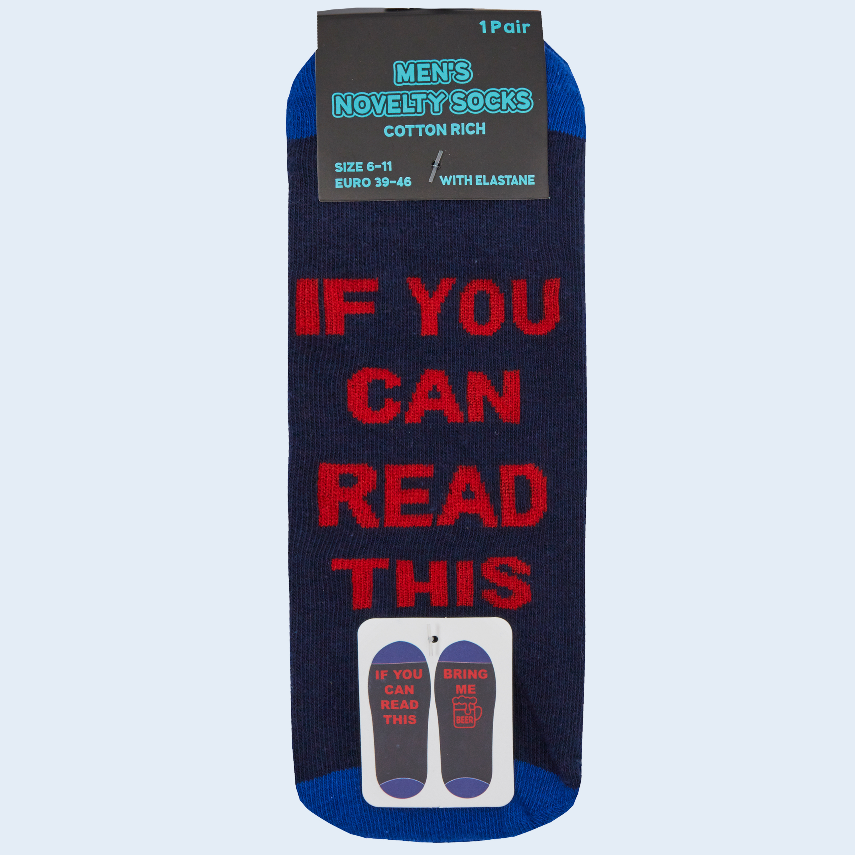 Mens Slogan Socks If You Can Read Football Gaming Novelty Gift For Him 6-11UK - Picture 21 of 21
