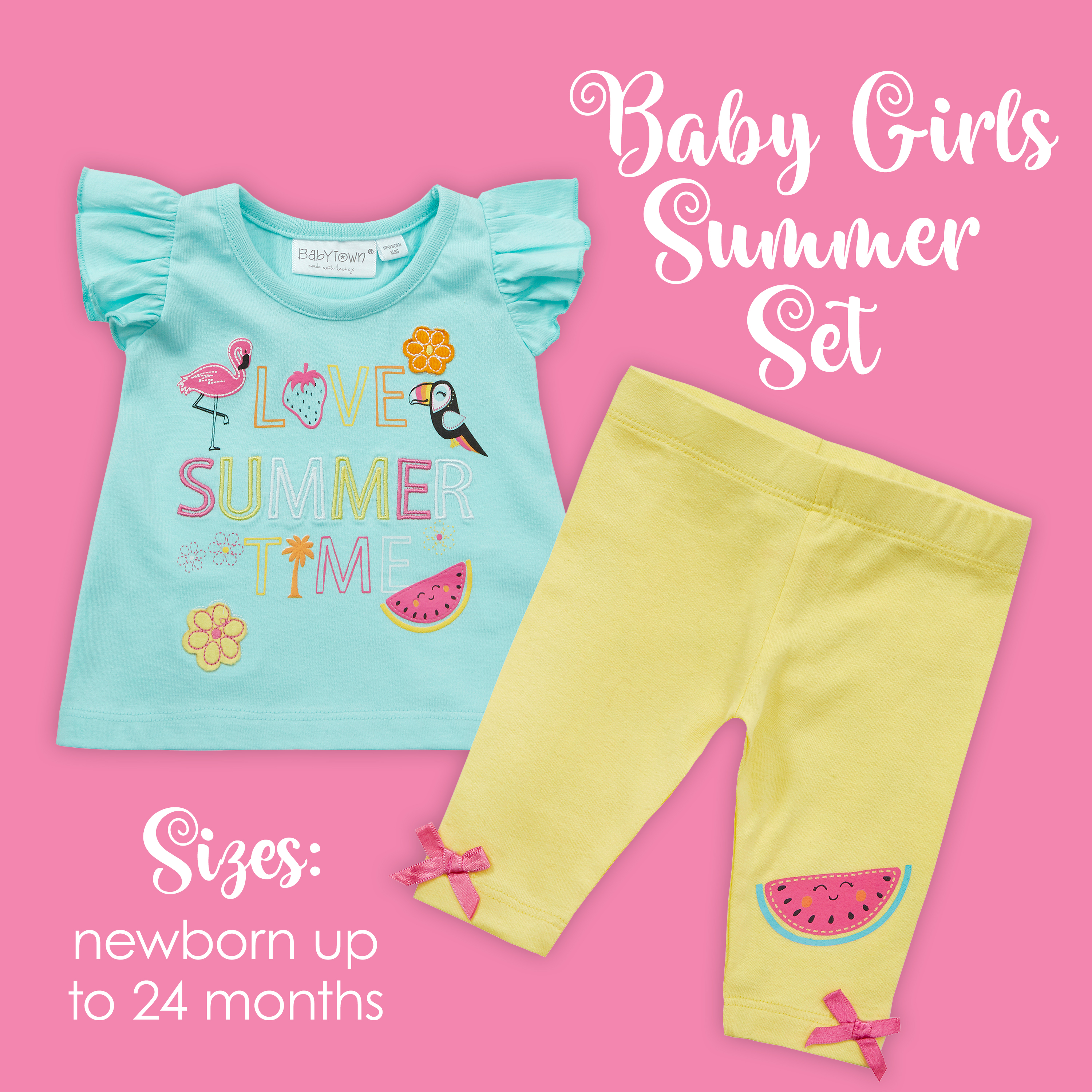 tropical baby outfit