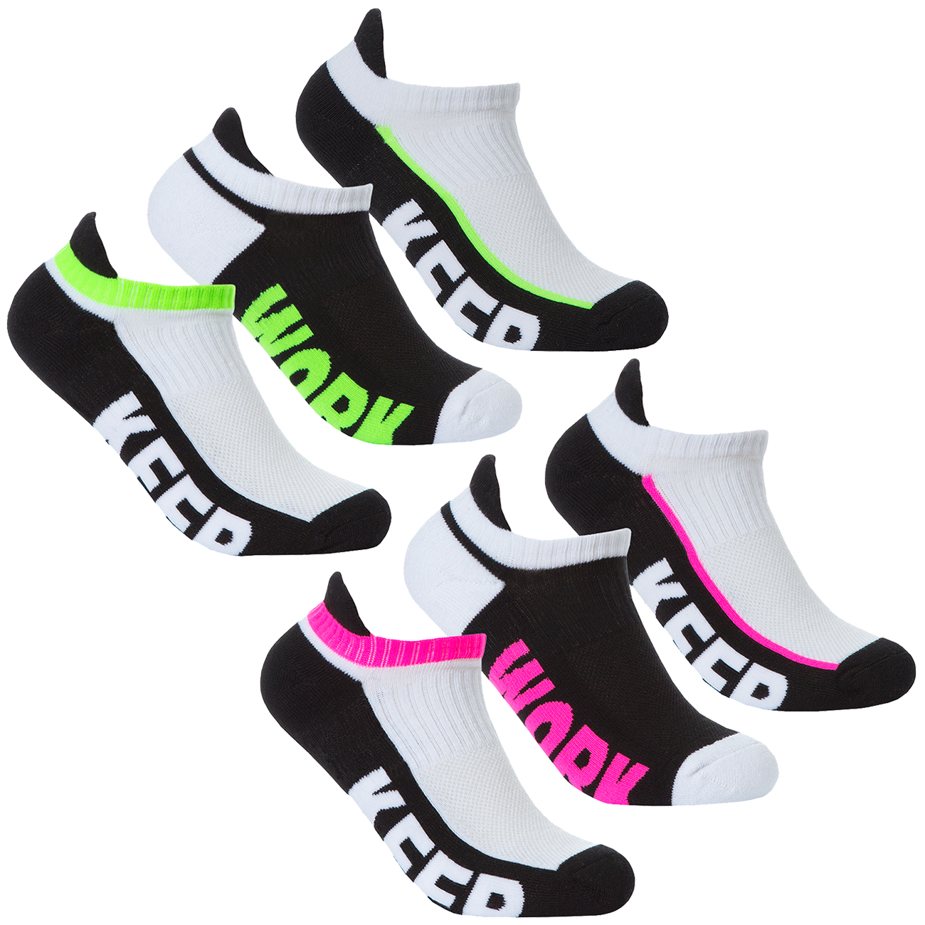 Multipack Ladies Womens Sports Trainer Active Socks RedTag Cushion 6-24 Pairs