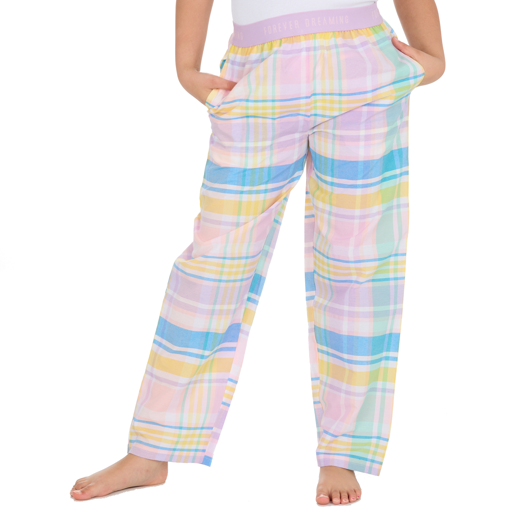 Girls Pyjama Bottoms PJ's Long Pants Wide Leg Elasticated Waistband 9-13 Years