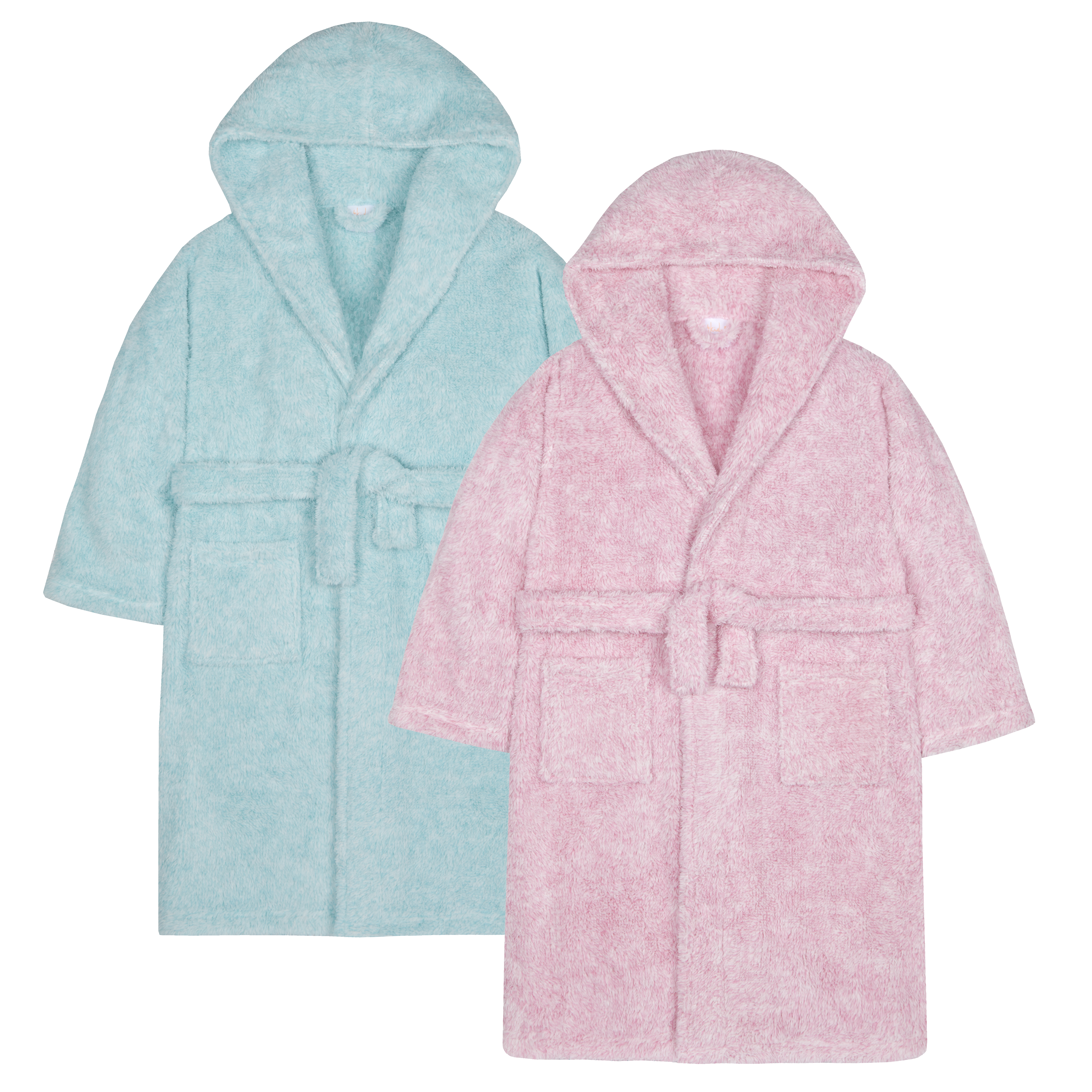 fluffy girls dressing gown