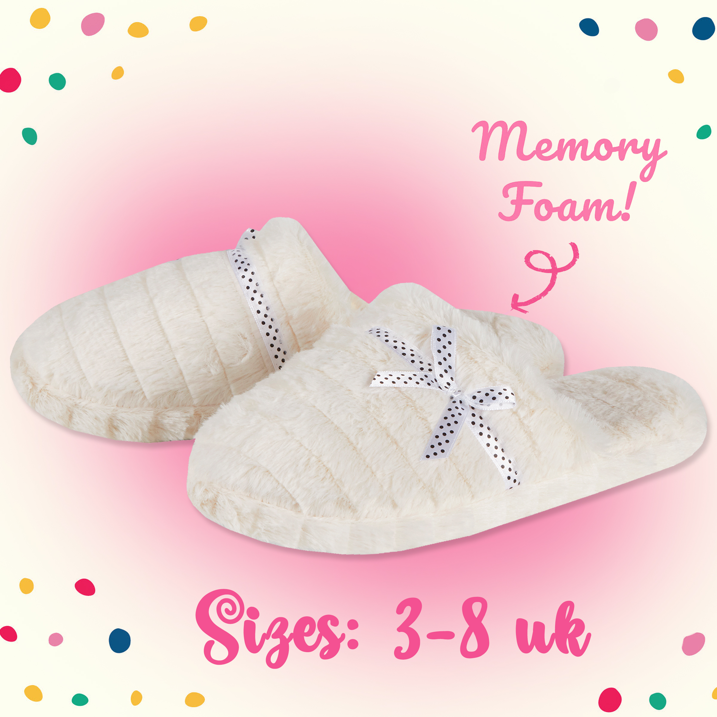 memory foam slippers ladies uk