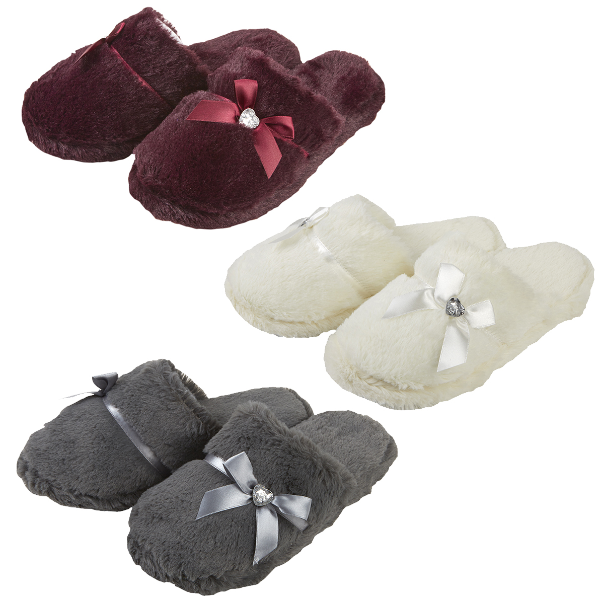 memory foam slippers ladies uk