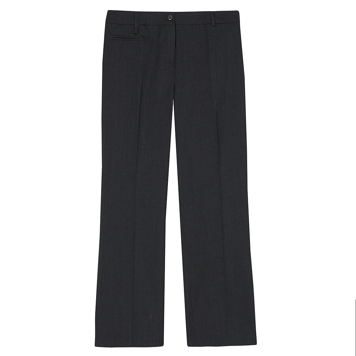 LADIES TROUSERS QUALITY BLACK FITTED BOOT CUT TROUSERS 6-14 & 3 LEG  LENGTHS.
