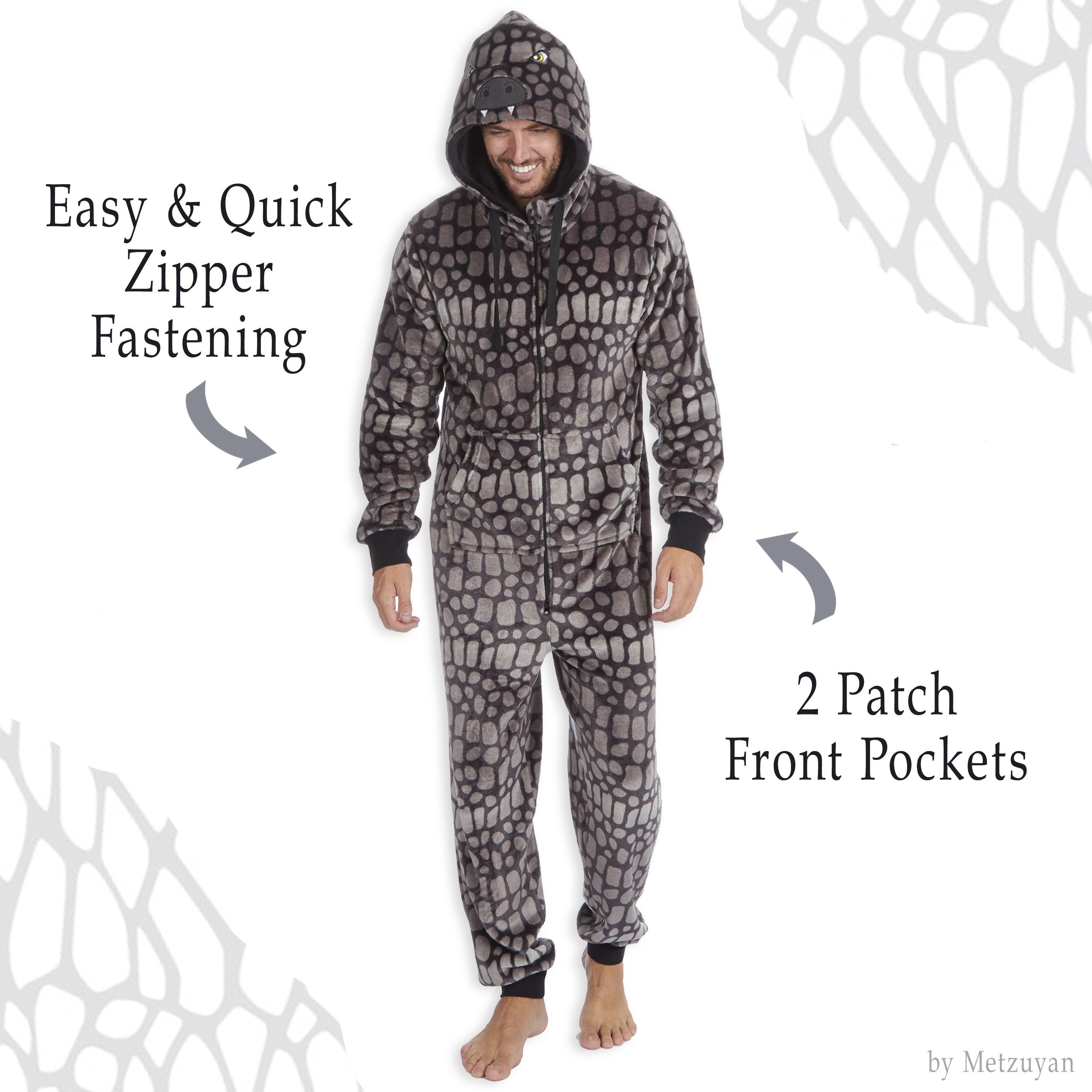 SLEEPHERO hombres Pijama de franela para adultos Conjunto de pantal/ón de pijama con camisa de algod/ón y manga larga con botones de Henley