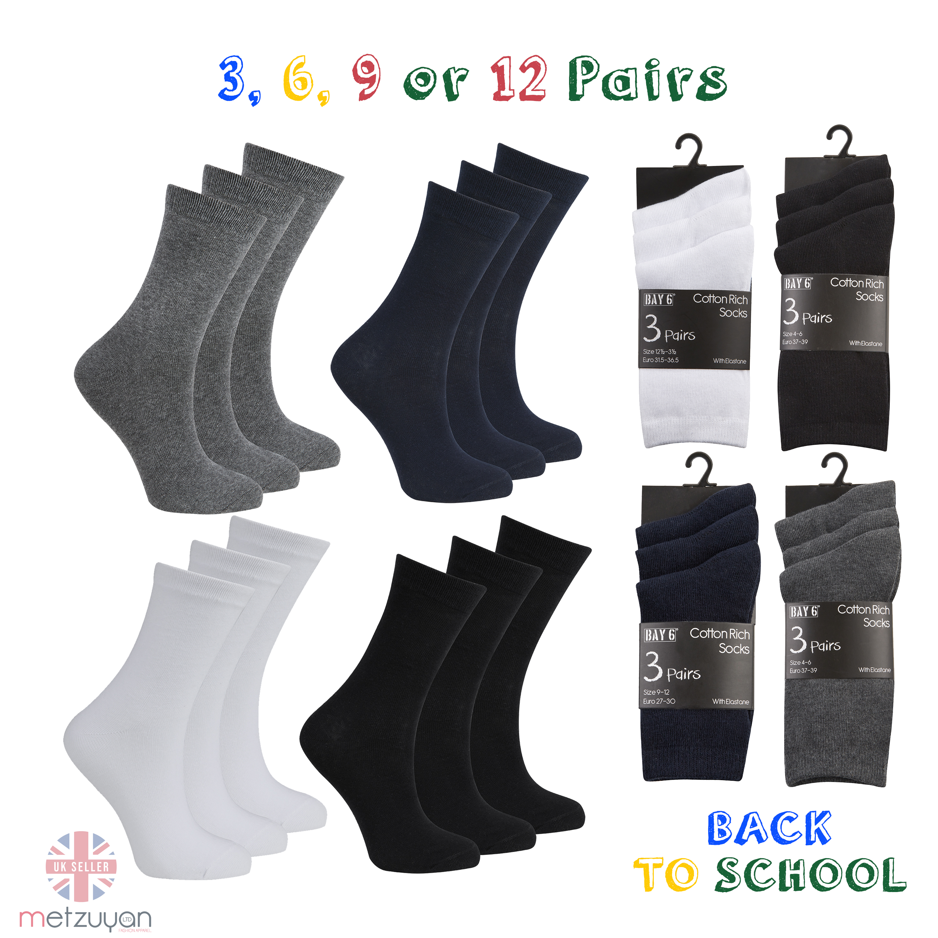 12 PAIRS OF GIRLS HANDBAGS /& SHOES SOCKS VARIOUS SIZES 3-5 6-8 NEW