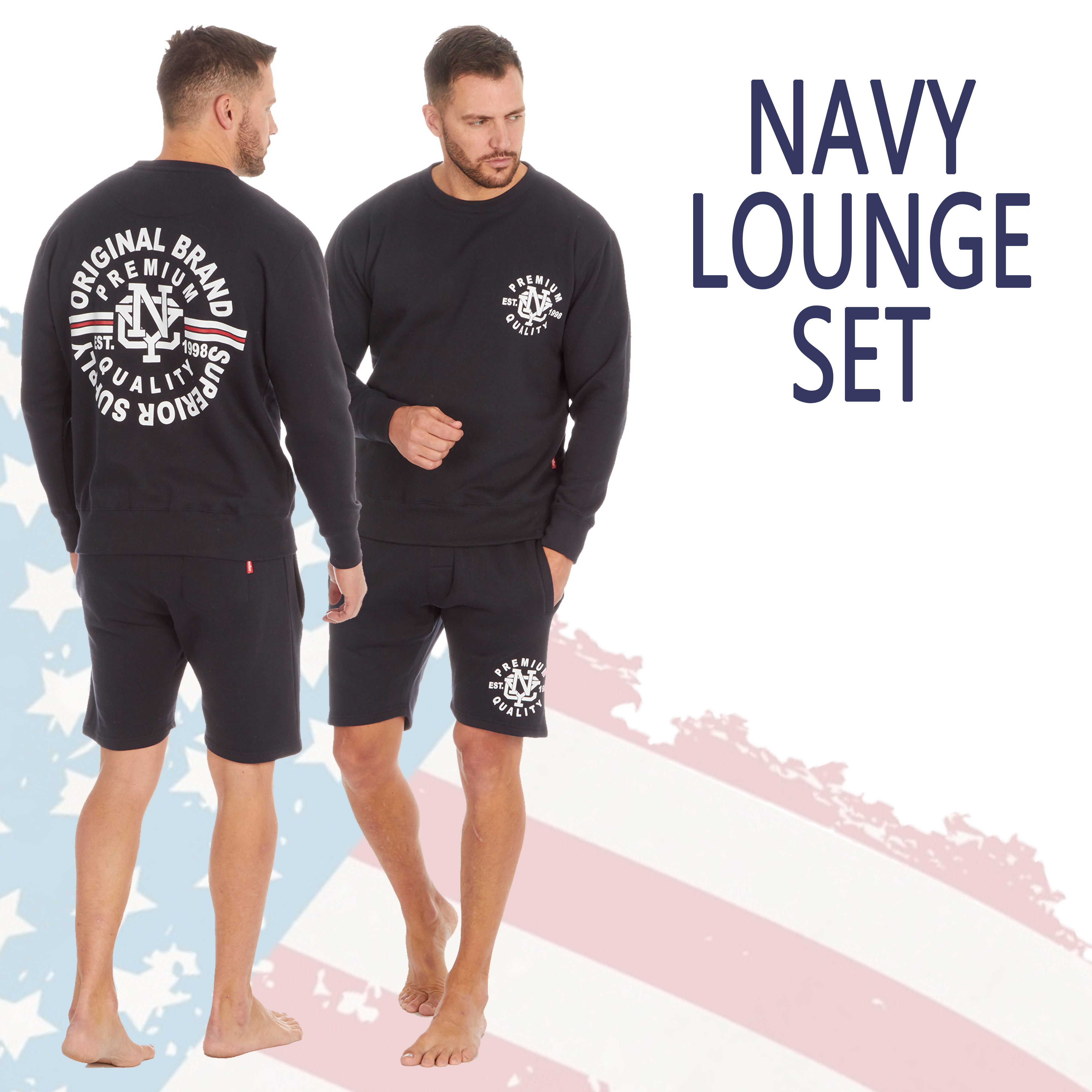 Shorts and sweatshirt online lounge set