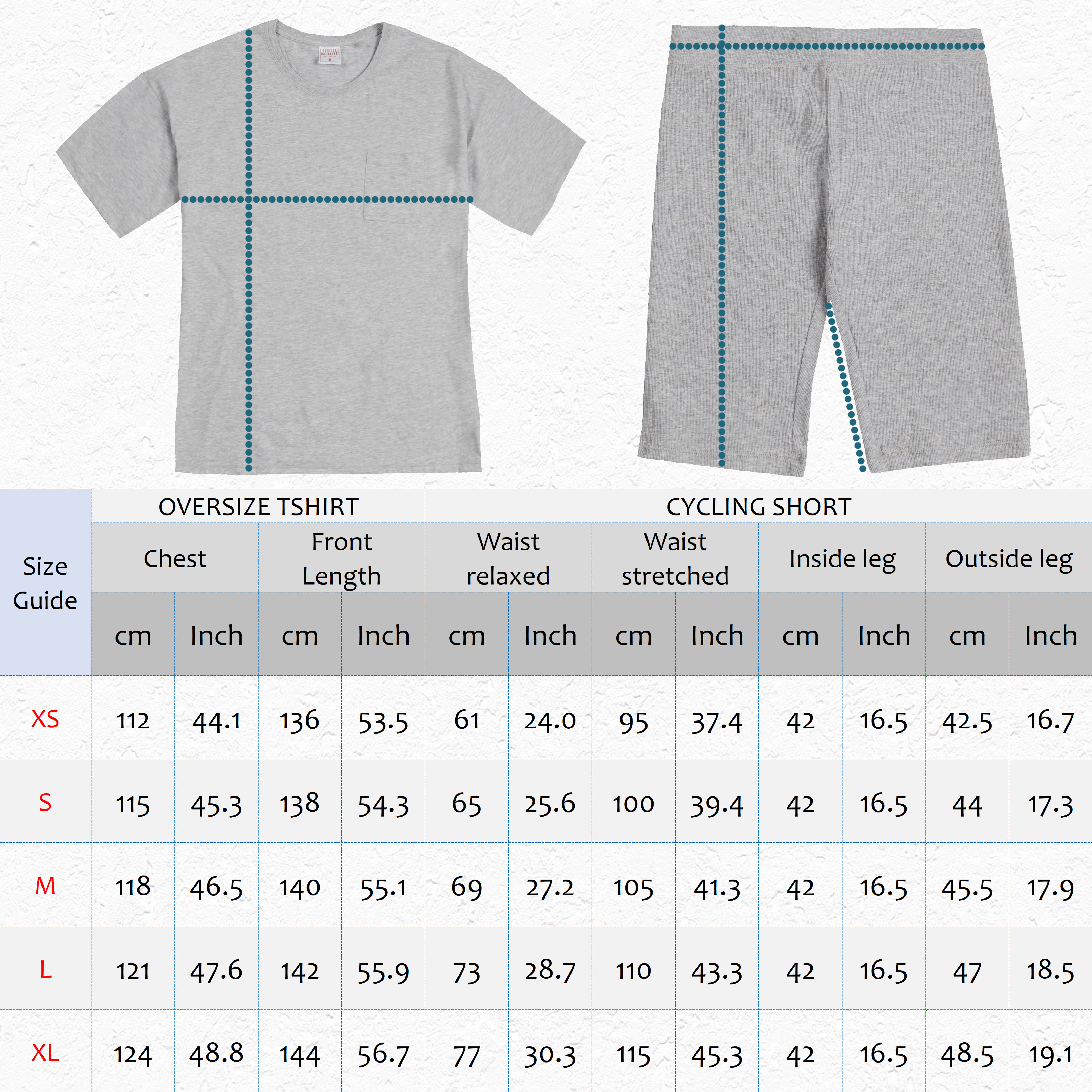 Ladies Activewear Oversized Top T-Shirt Knee Length Shorts Cycling Gym Set  XS-XL