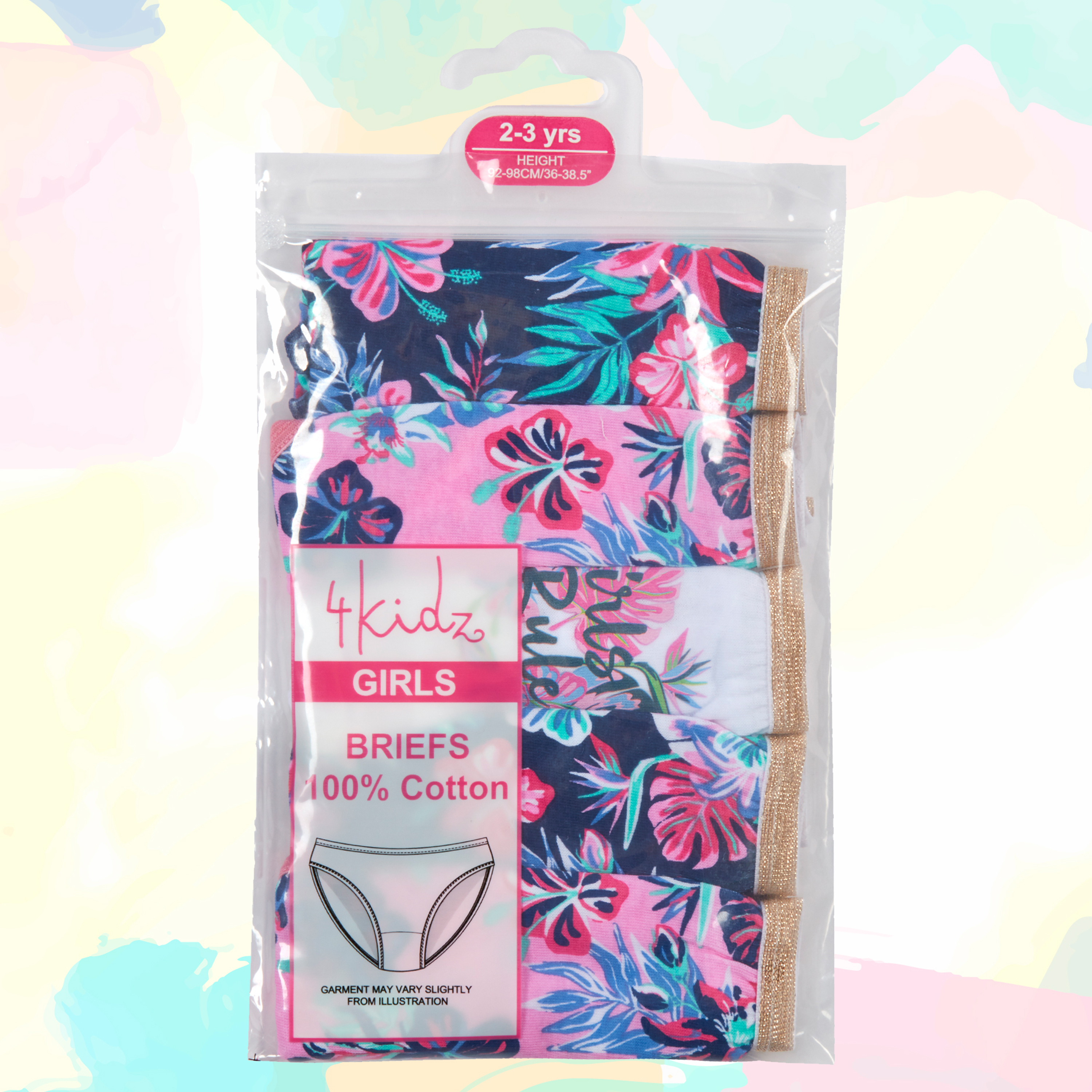 Paquete de 5 pares de brifas knickers multicompra pantalones ricos en algodón ropa interior - Imagen 5 de 34