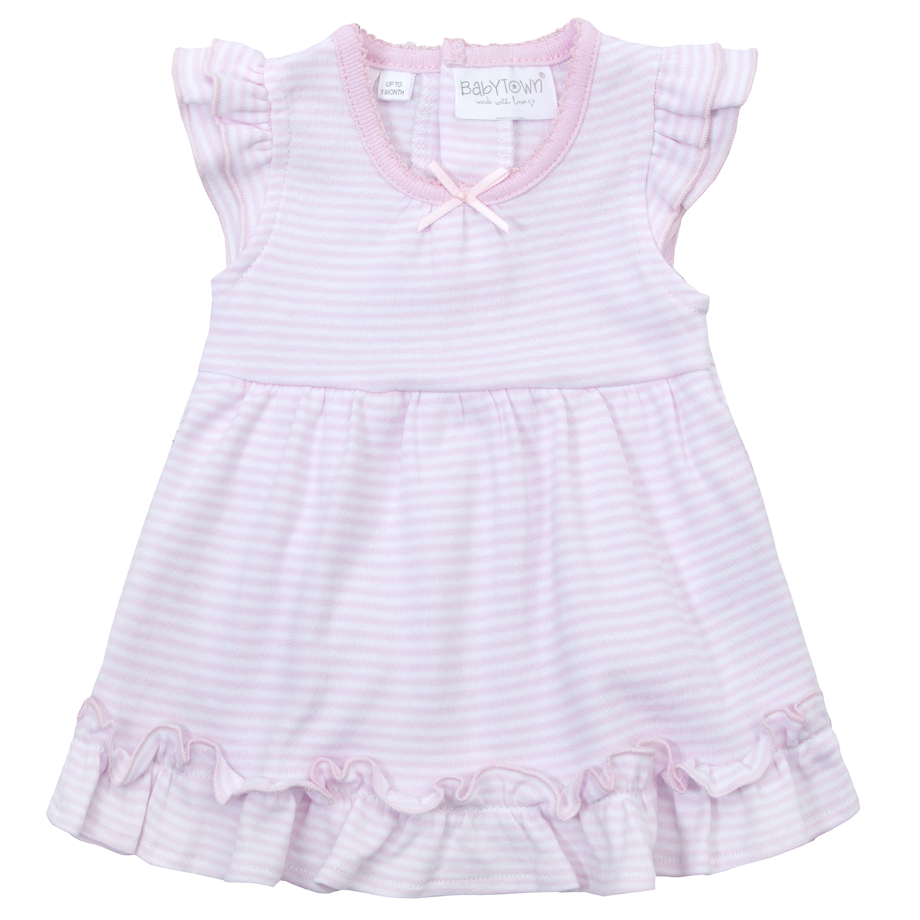 Baby Girl Bodysuit Dress Newborn 100% Cotton All In One Frill Cute Romper Outfit