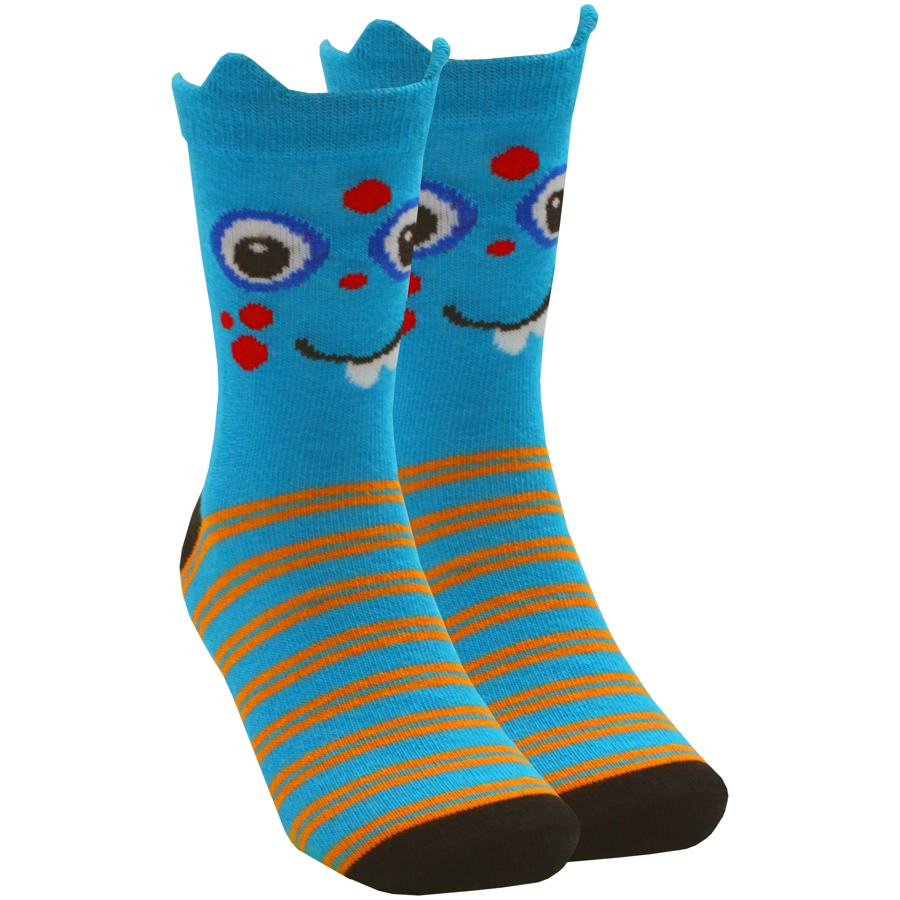 Niños Monstruos Lindos Coloridos Divertidos Extraños Geniales Calcetines Novedad Algodón Orejas Ricas 6-3.5 - Imagen 10 de 56