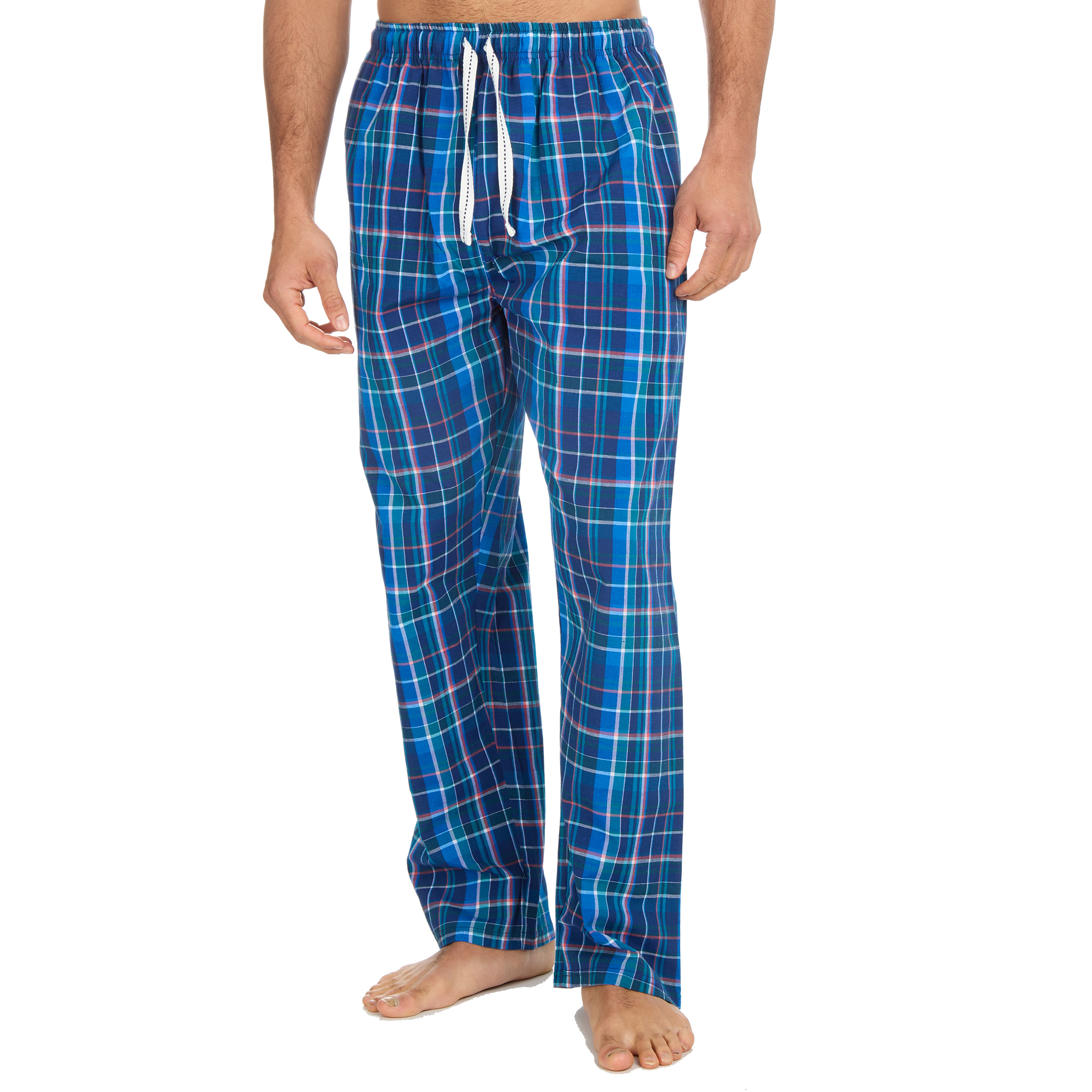 Mens Woven Pyjama Bottoms Long Pants PJ's Trousers Nightwear Lounge Pants S-XXL - Picture 14 of 25