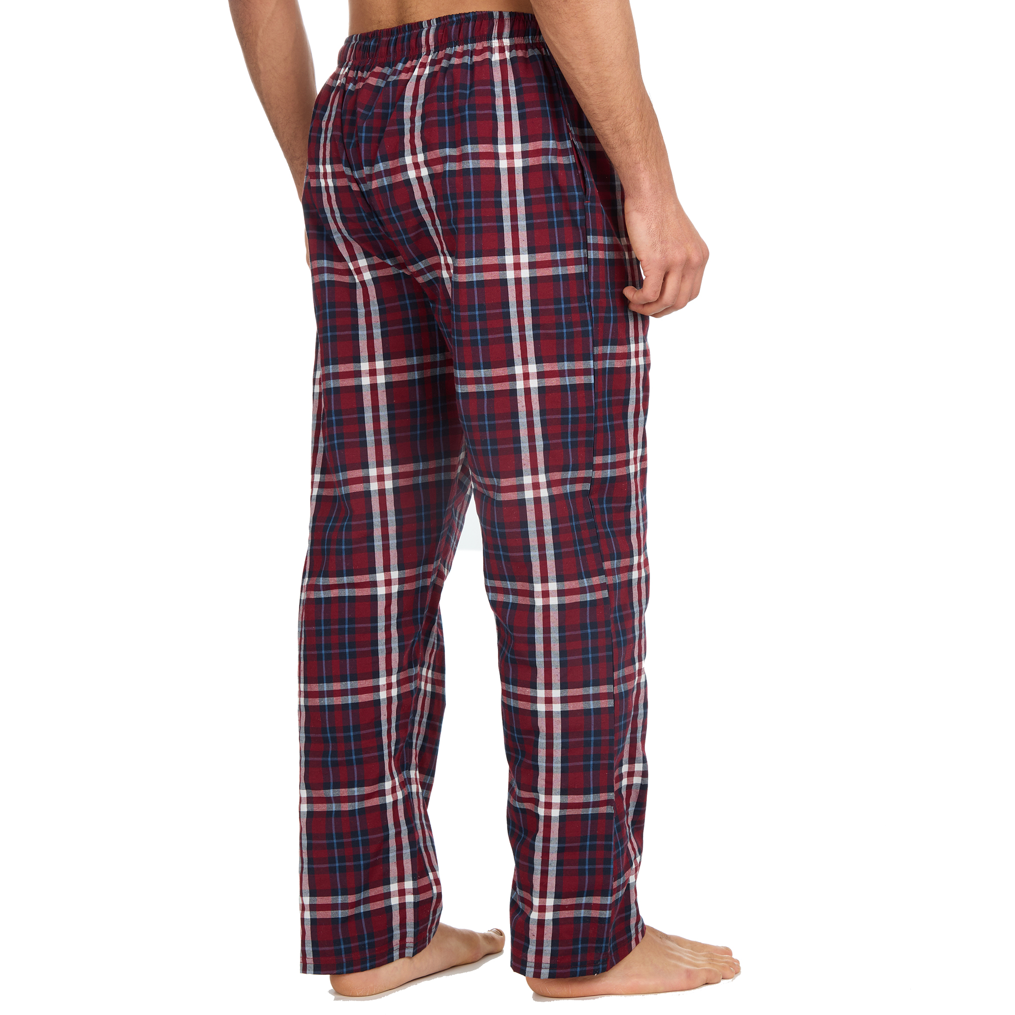 Mens Woven Pyjama Bottoms Long Pants PJ's Trousers Nightwear Lounge Pants S-XXL - Picture 24 of 25